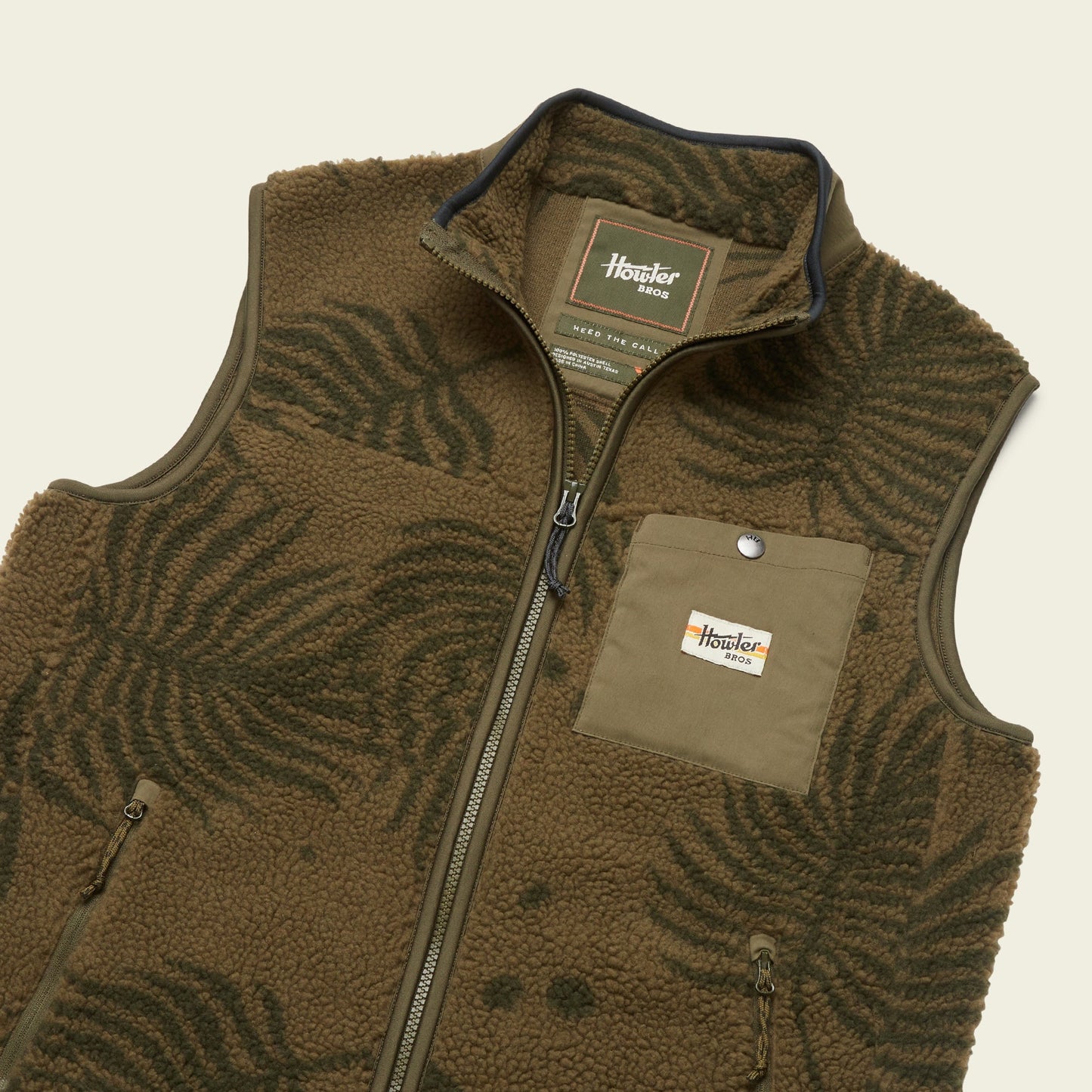 Chisos Fleece Vest - Forest Floor : Frond