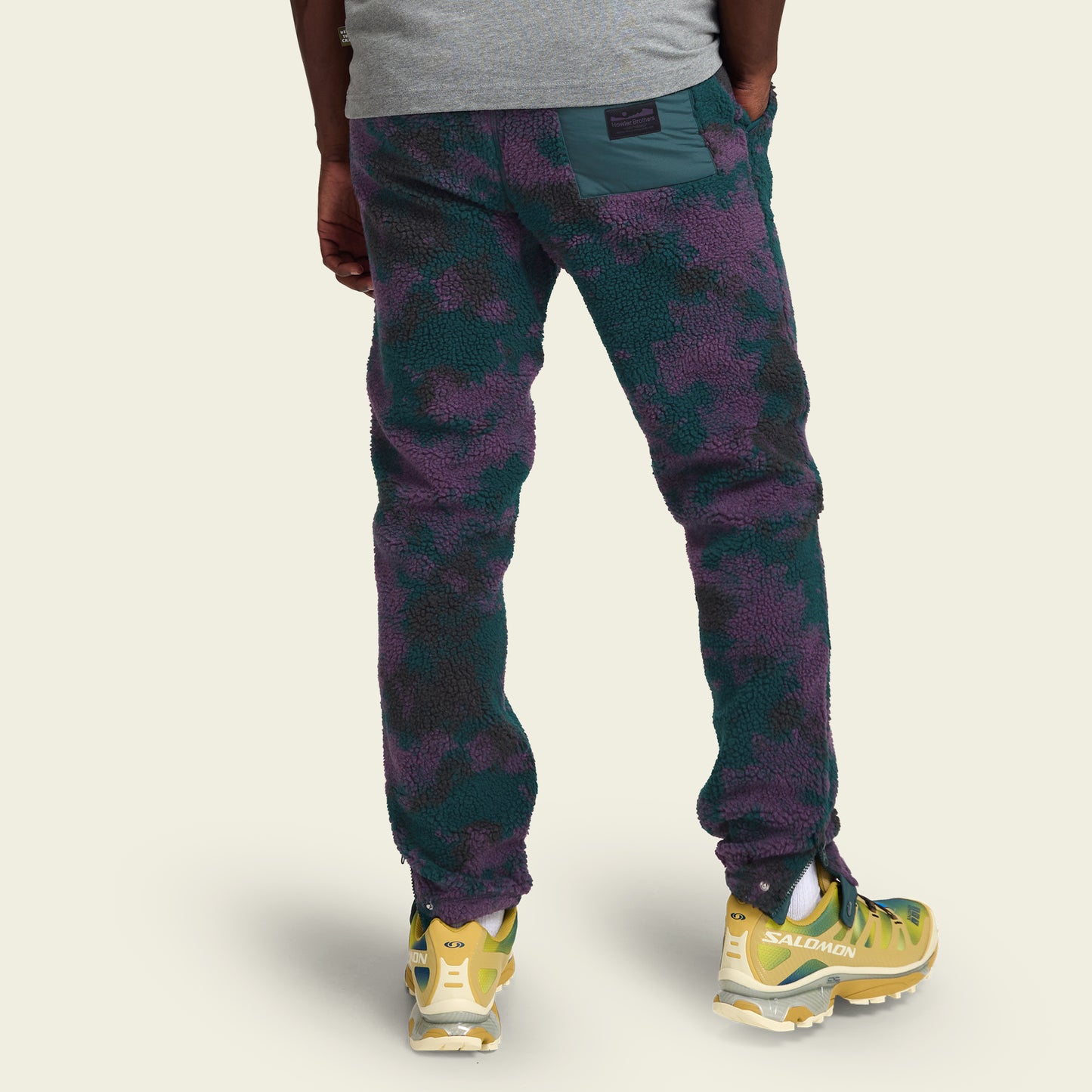 Pelusa Fleece Pants - Inkblots : Purple Rain