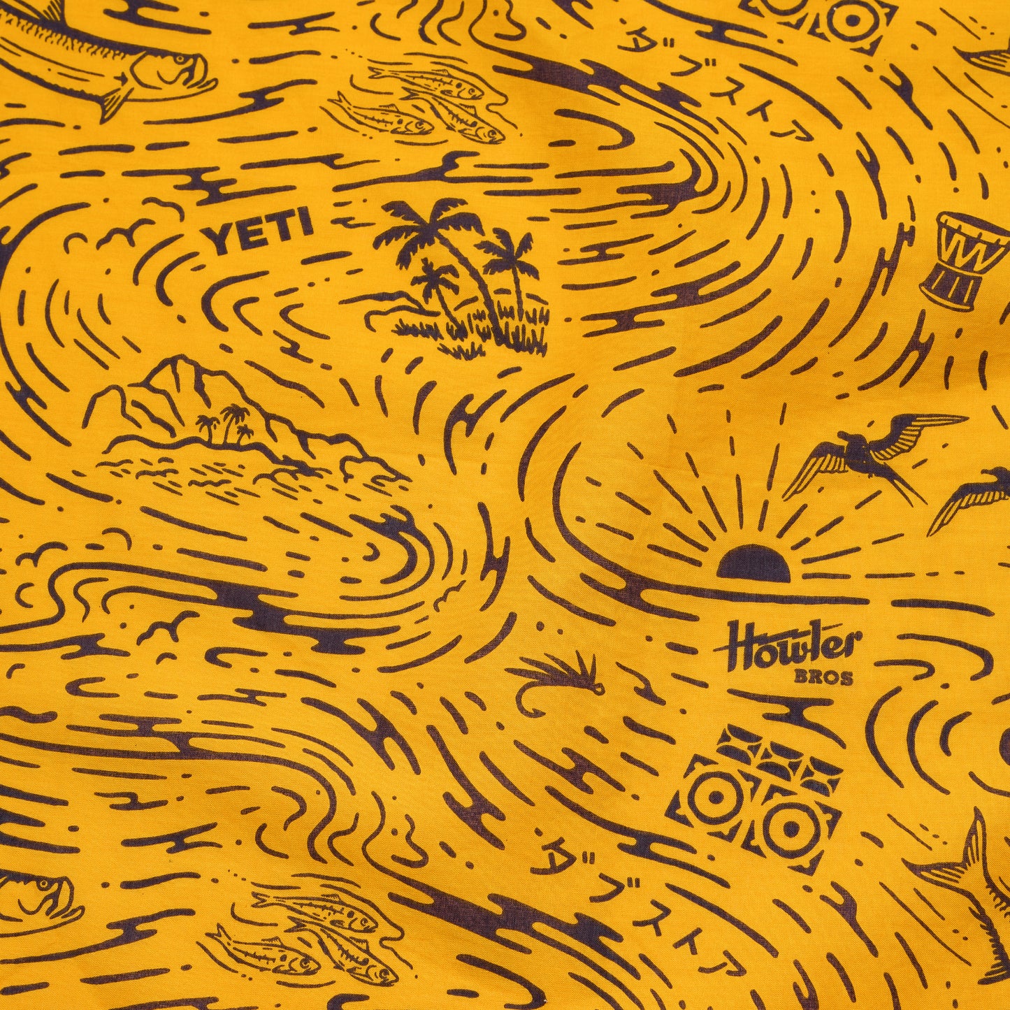 Dub Store Bandana - Naoki Nautical : Old Gold