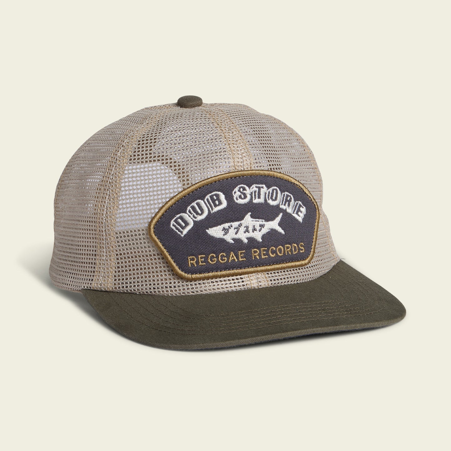 Dub Store Feedstore Snapback - Tan / Olive