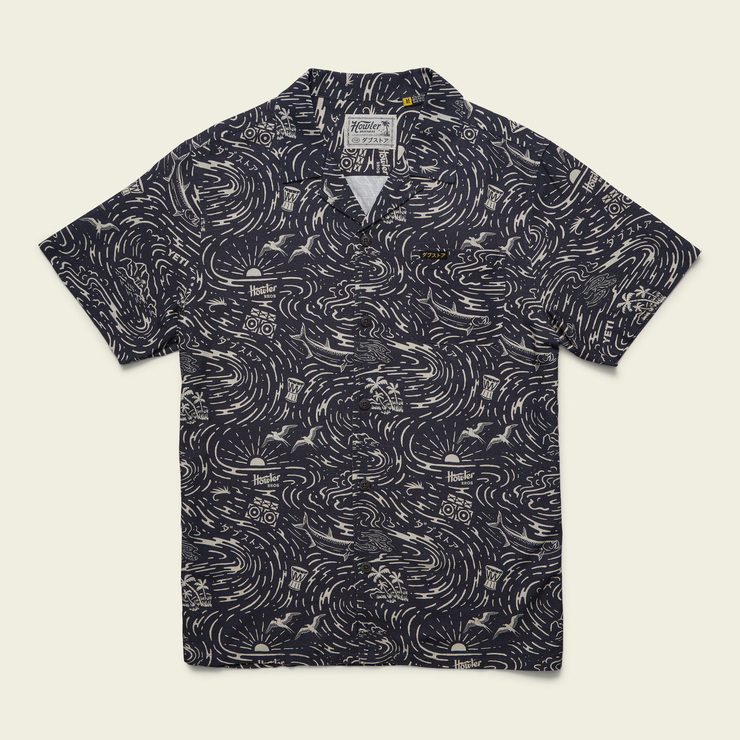 Dub Store Monoloha Shirt - Naoki Nautical : Antique Black