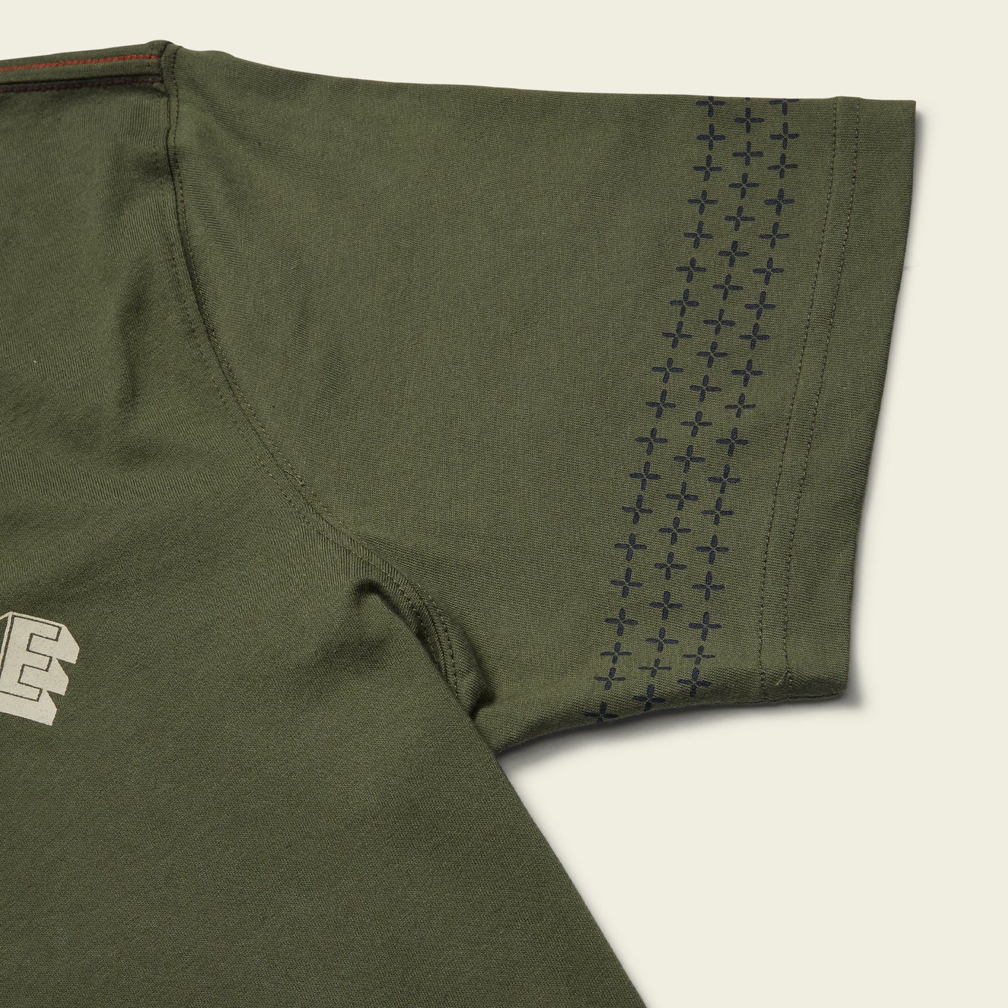 Dub Store Records Cotton T-Shirt - Dark Olive