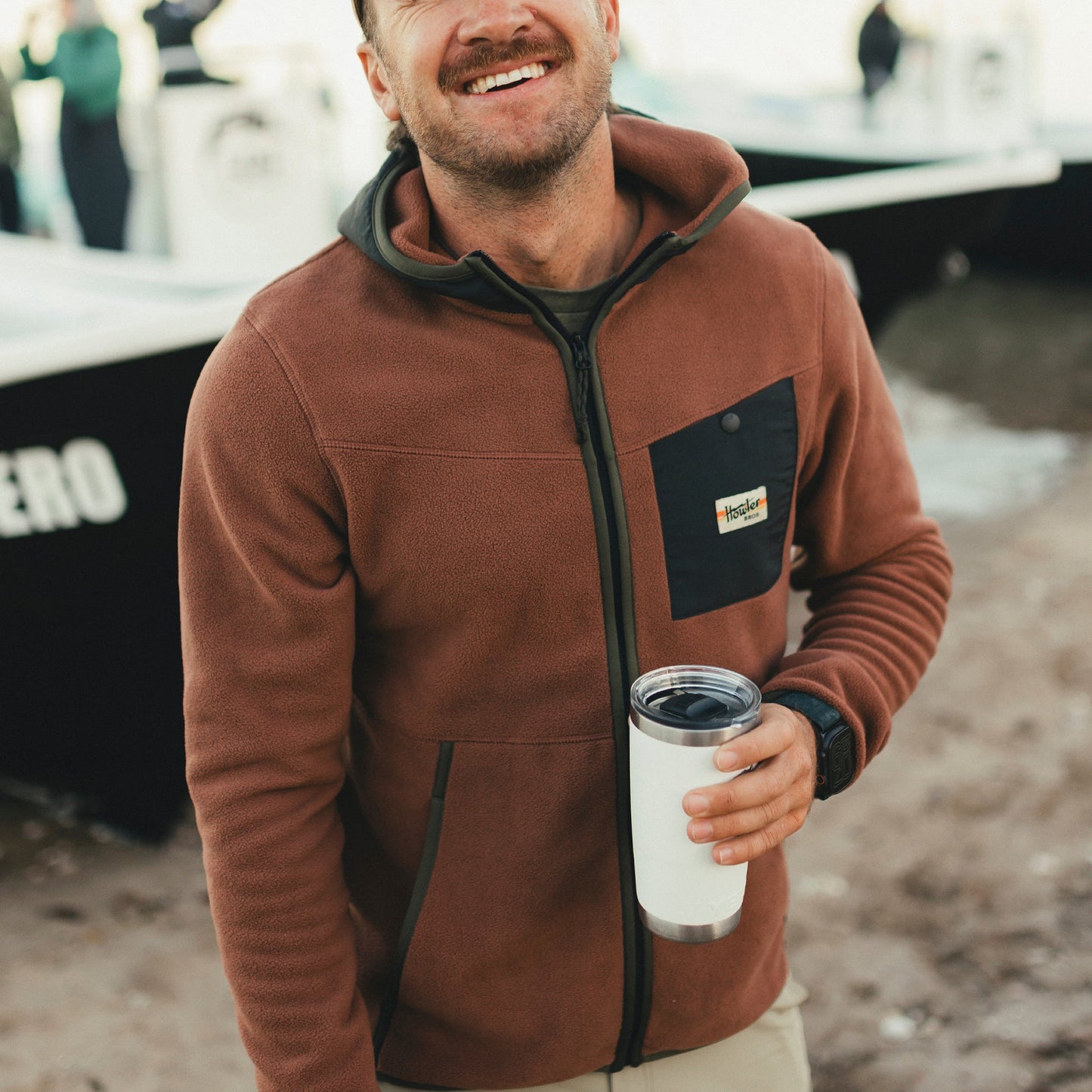 Free Range Hooded Jacket - Mink Brown