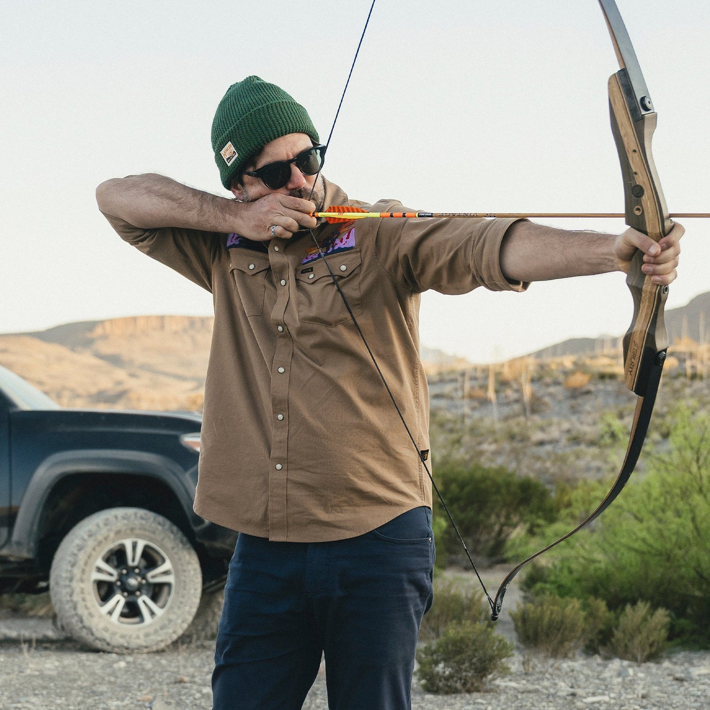 Hawkeye Beanie - HB Manufacturing Co. : Forest Moss