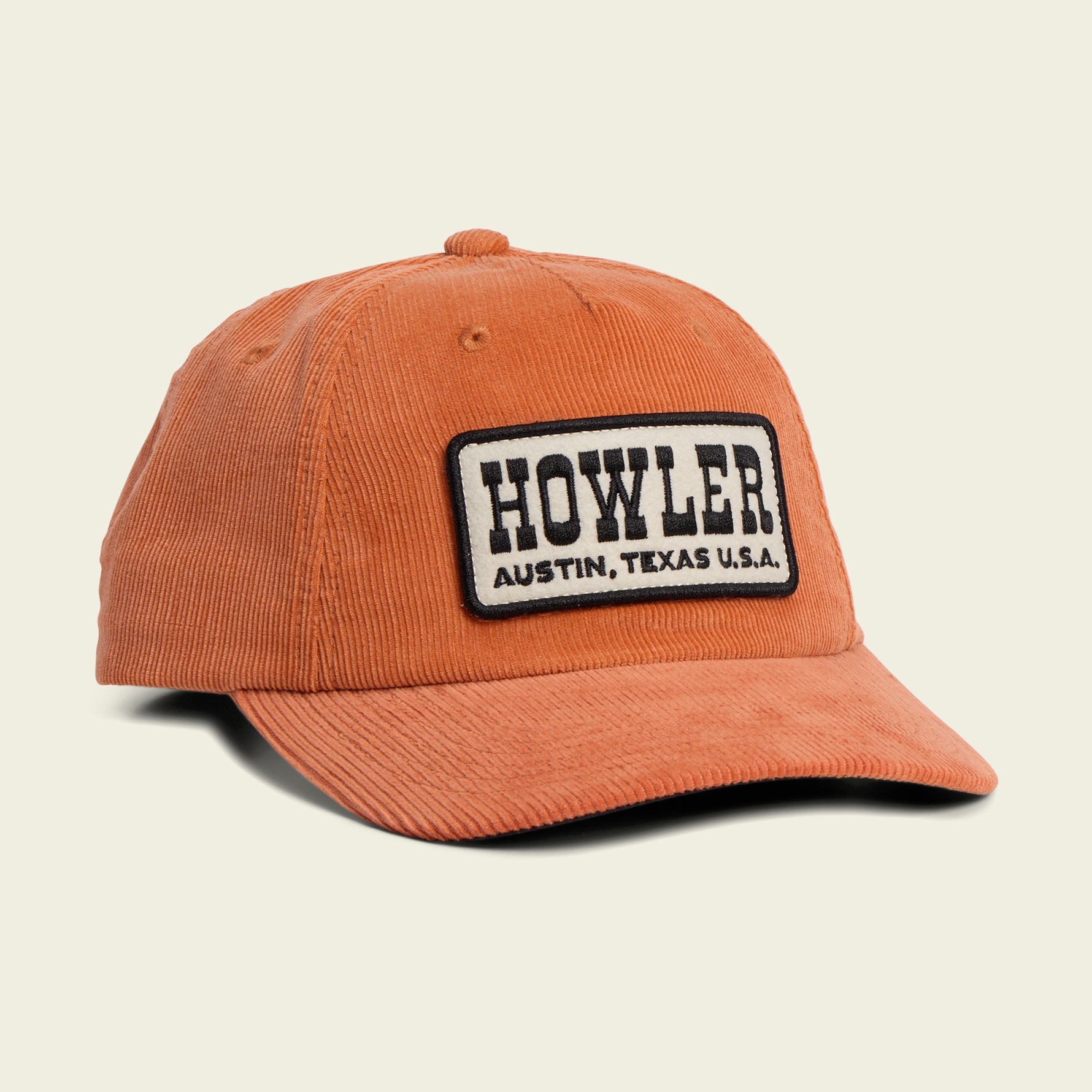帽子 NO ROLL AUTUMN'S DAY HAT Howler Slab Standard Hat - Orange Corduroy – HOWLER BROTHERS
