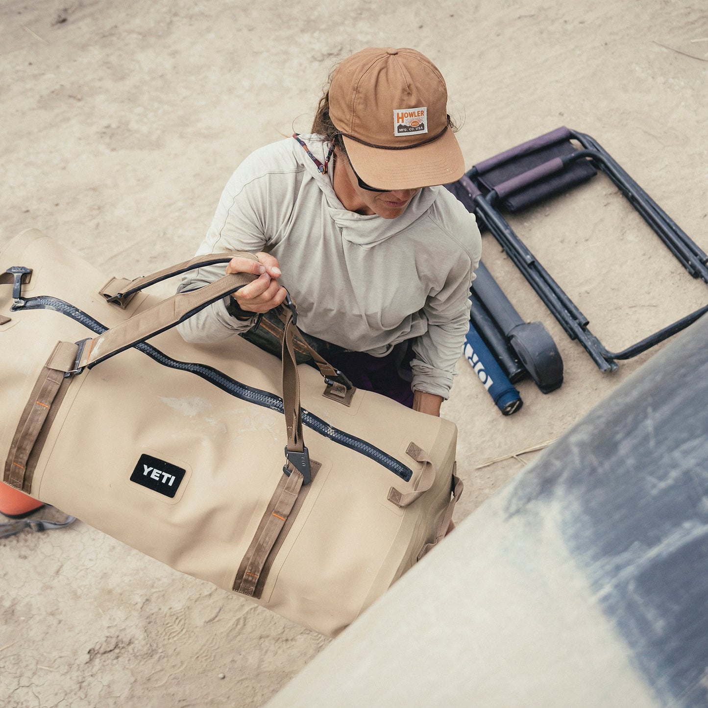 HB Manufacturing Co. Snapback - Brown Oxford
