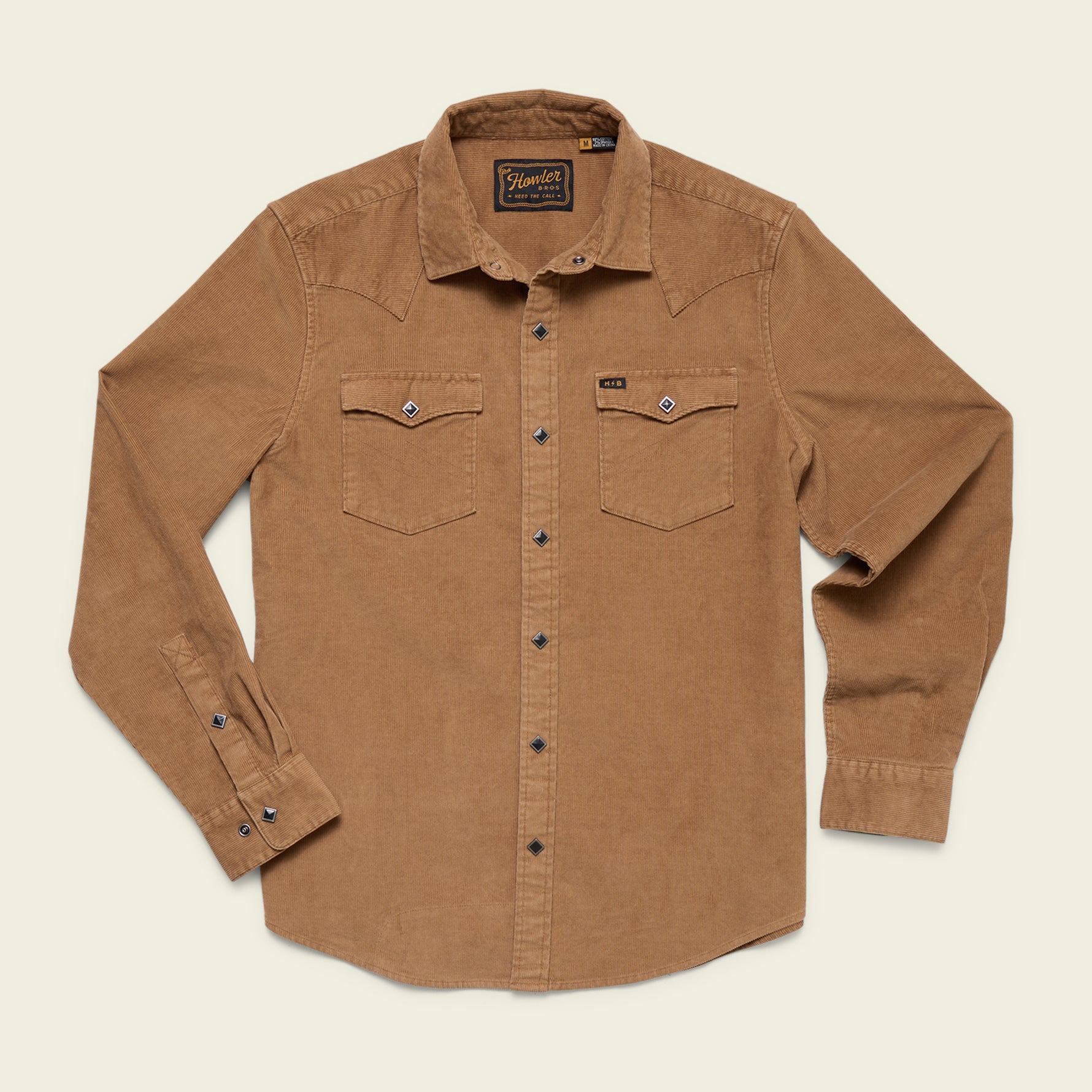 great western trail card sleeves Howler Brothers Banning Corduroy Snapshirt