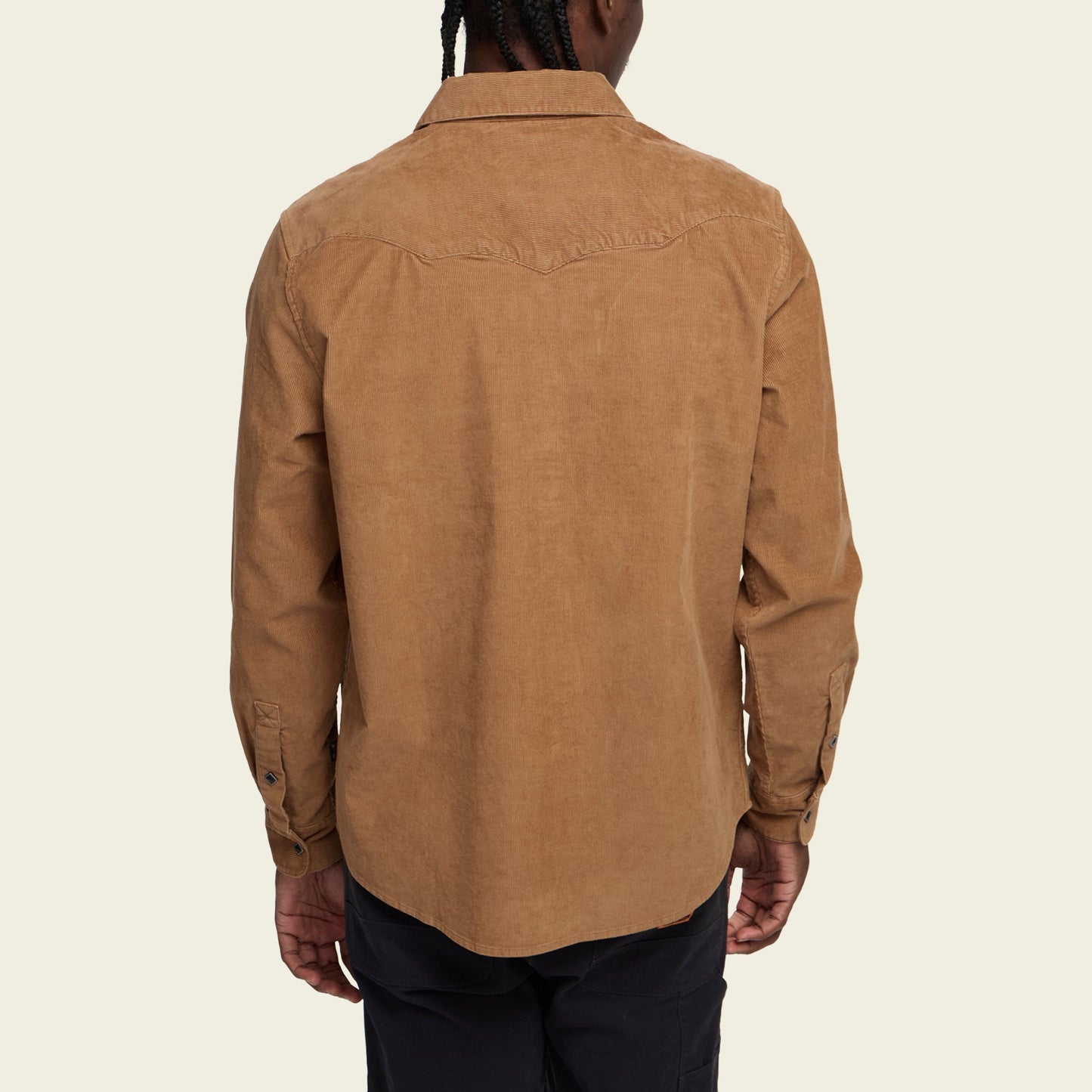 Banning Corduroy Snapshirt - Duck Brown