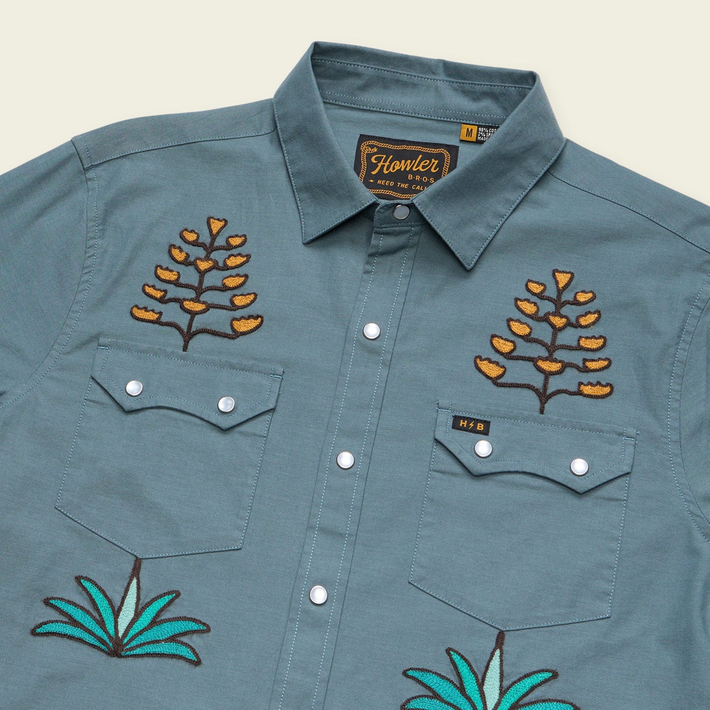 Crosscut Deluxe Snapshirt - Centuries : North Atlantic Blue
