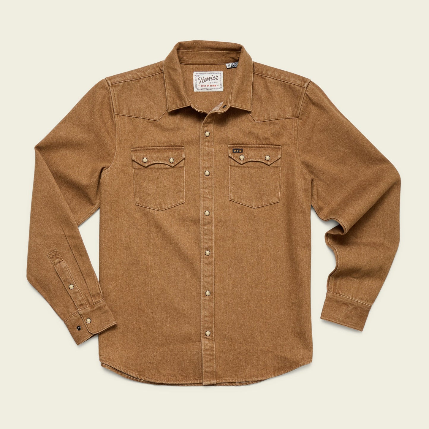Dust Up Denim Snapshirt - Owens Oaker Wash