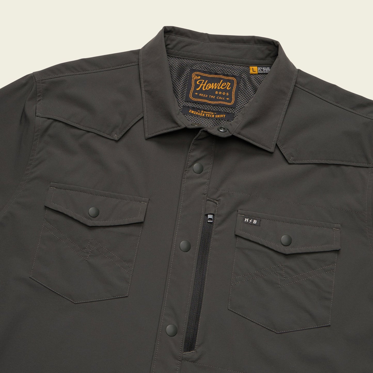 Emerger Tech Longsleeve - Antique Black