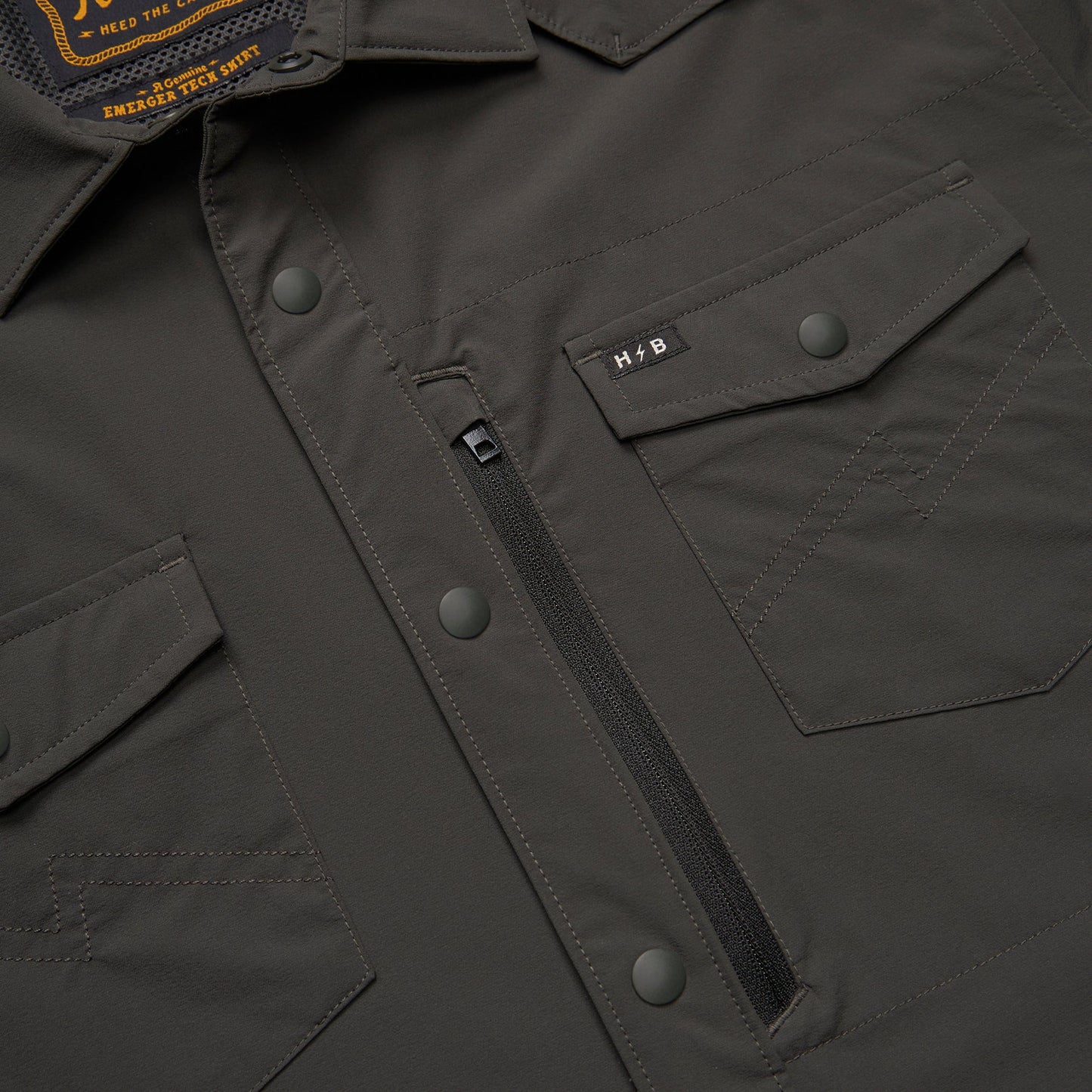 Emerger Tech Longsleeve - Antique Black