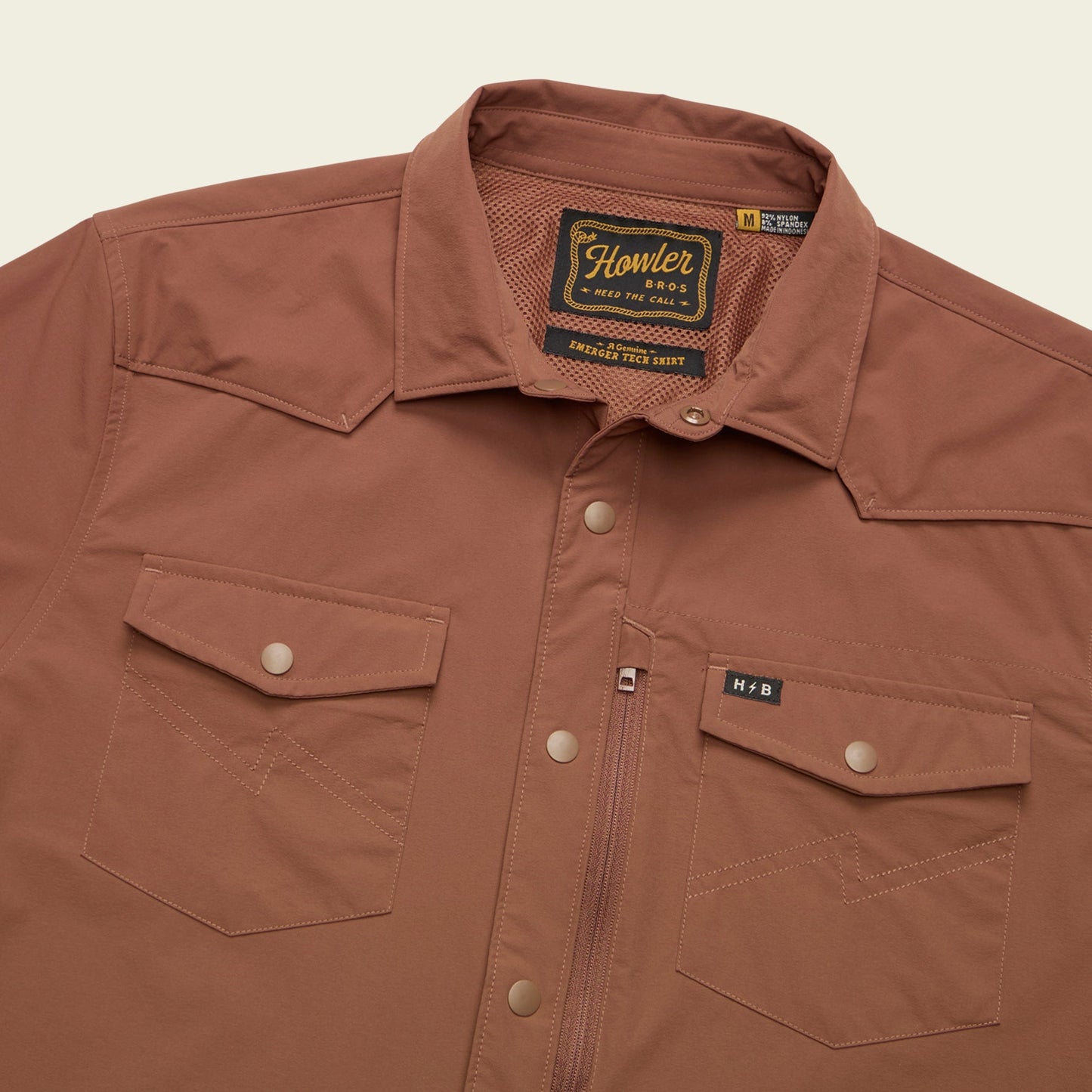 Emerger Tech Longsleeve - Mink Brown