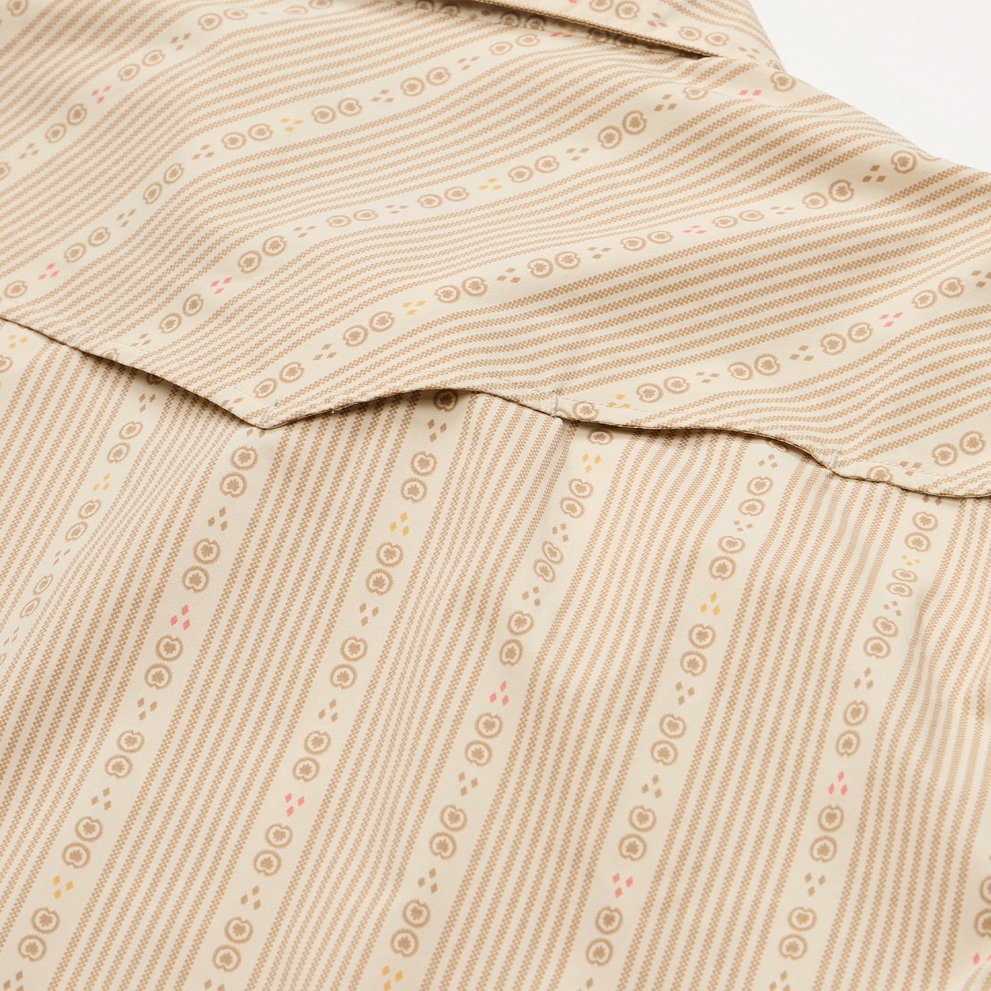 H Bar B Tech Longsleeve - Mosquero Stripe : Brown Rice