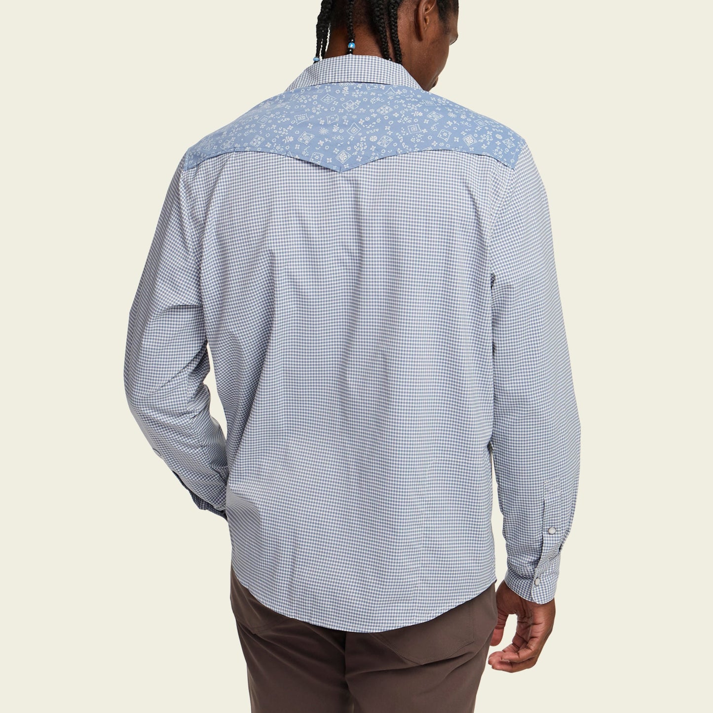 H Bar B Tech Longsleeve - Wild Rag : Blue Mirage