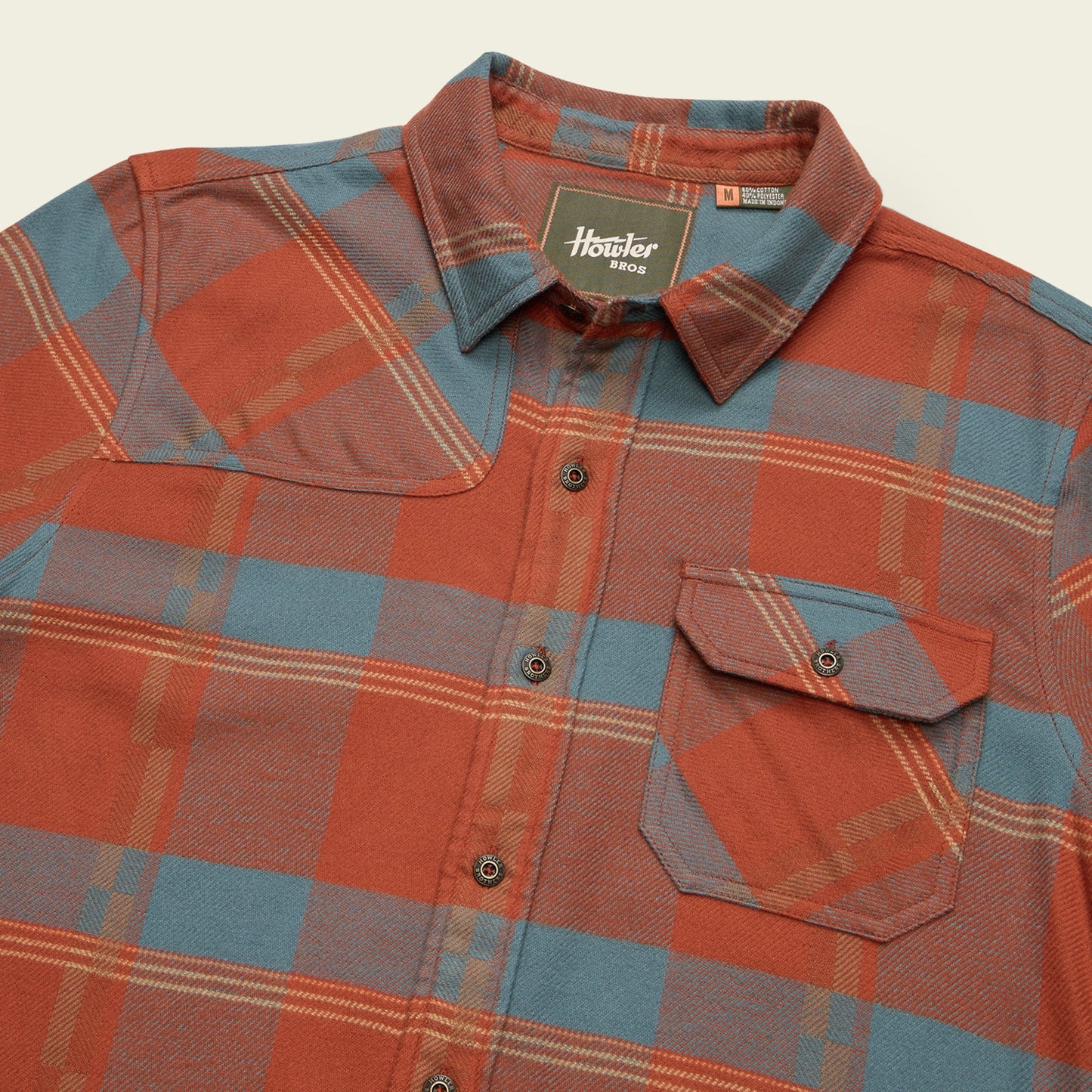 Harker's Flannel - Backdrop Plaid : Terracotta