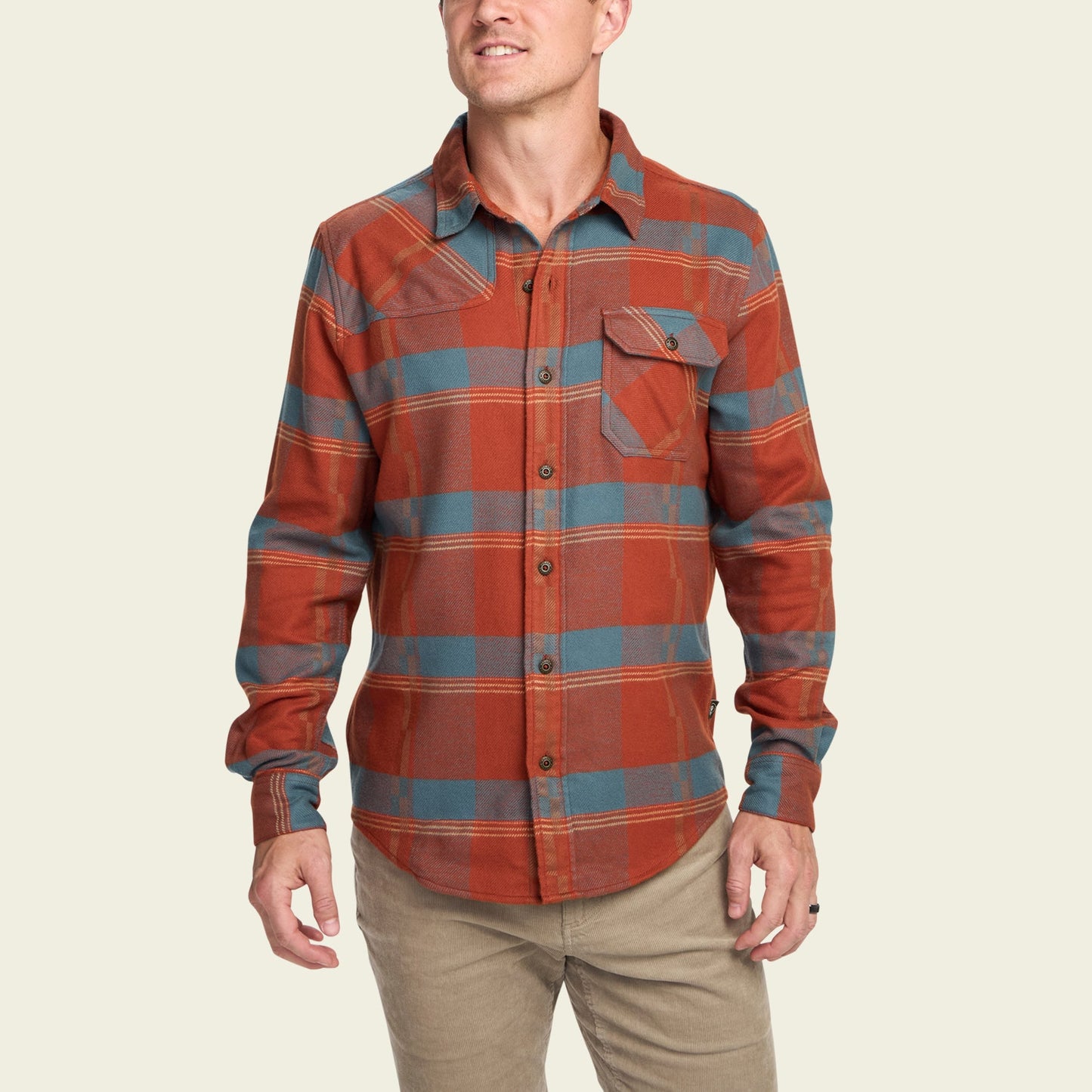 Harker's Flannel - Backdrop Plaid : Terracotta