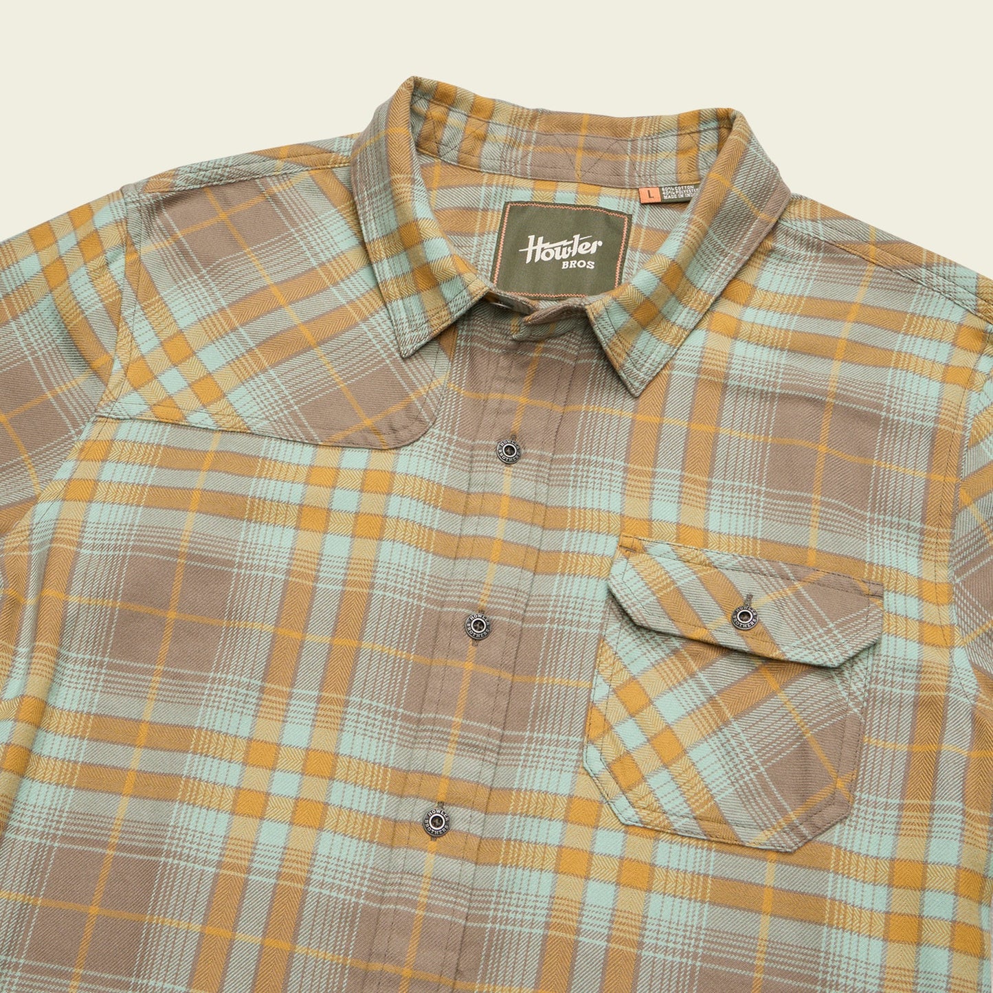 Harker's Flannel - Kempton Plaid : Taupe