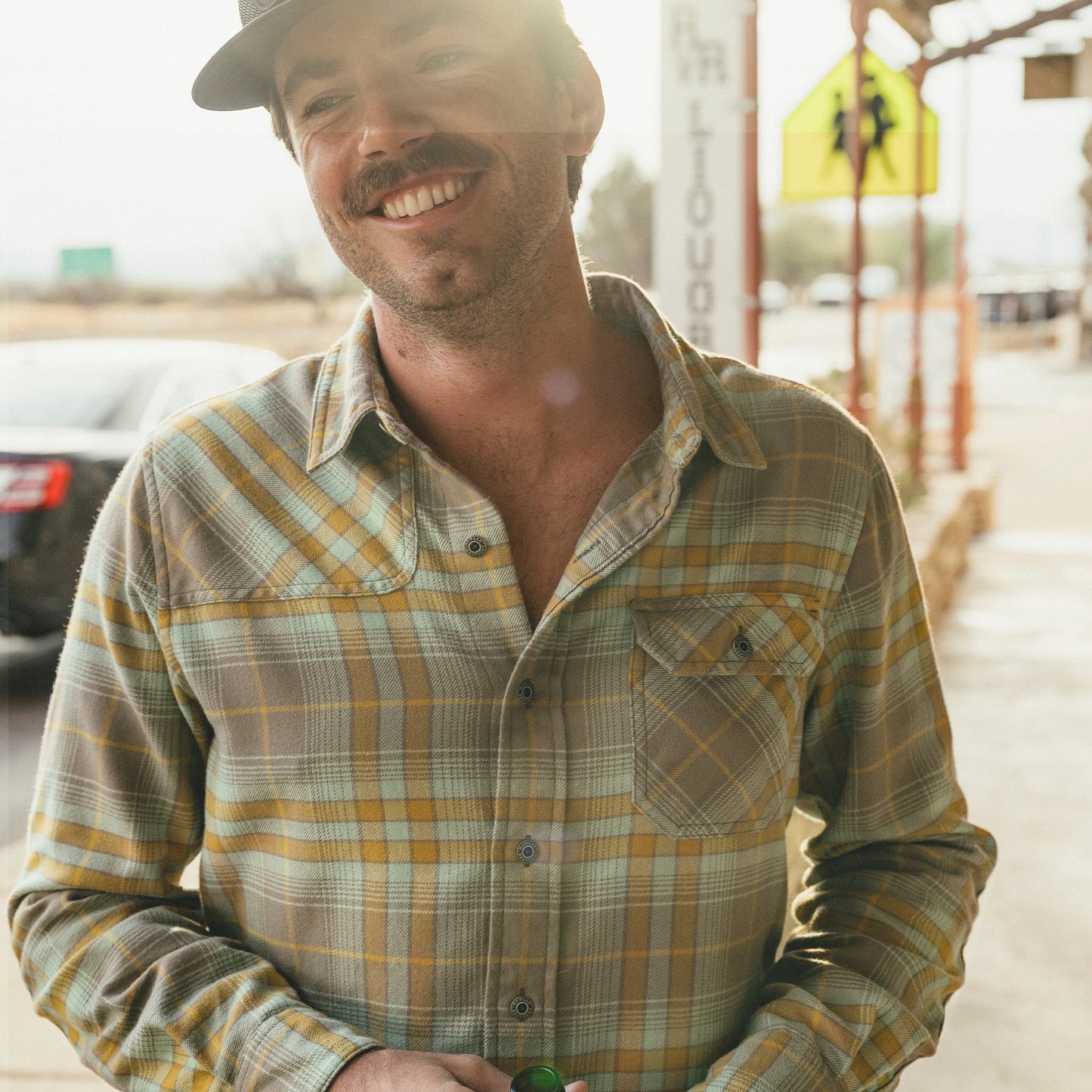 Harker's Flannel - Kempton Plaid : Taupe