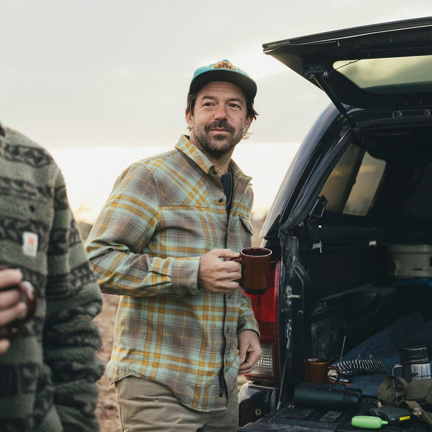 Harker's Flannel - Kempton Plaid : Taupe