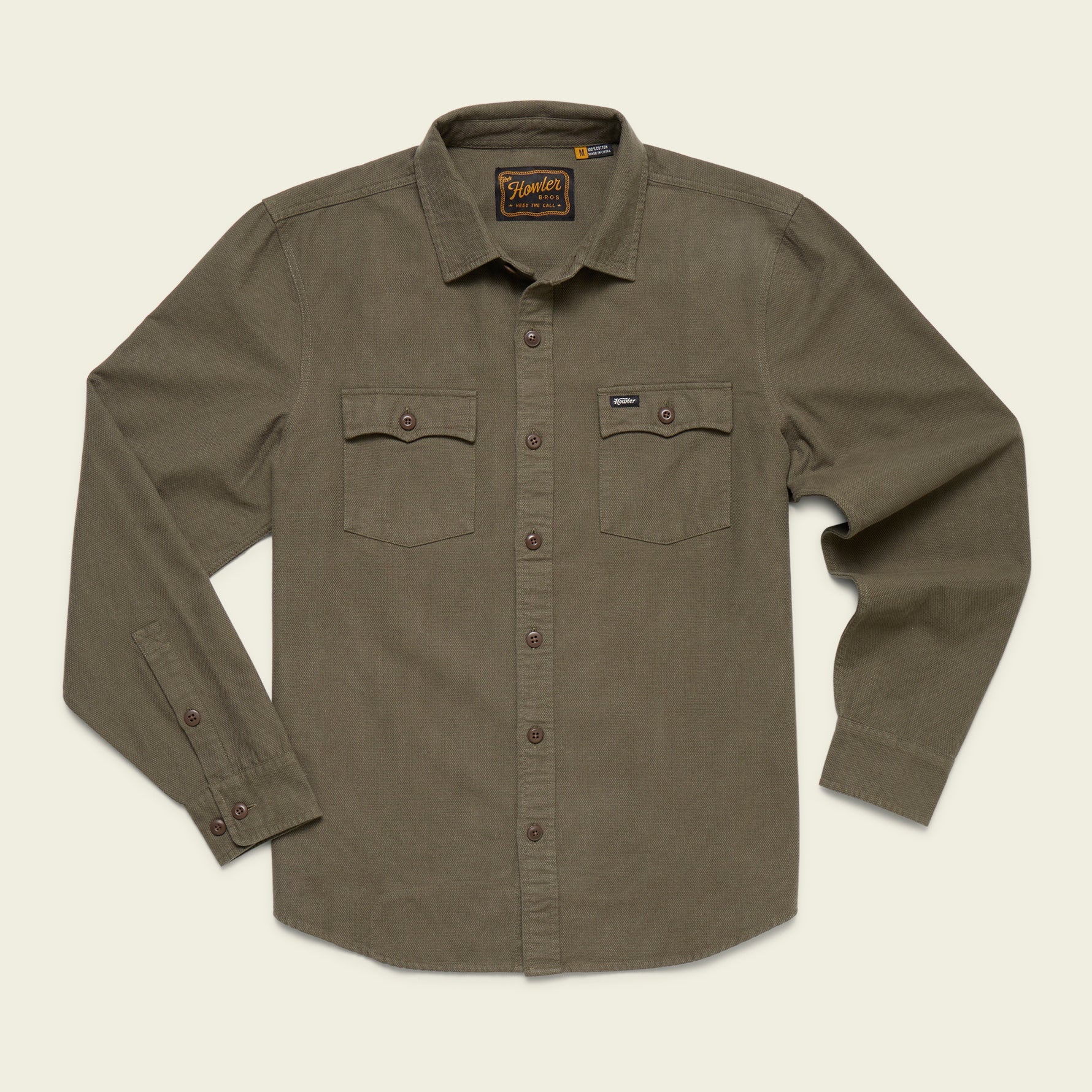 Novato Shirt - Drab Olive – HOWLER BROTHERS