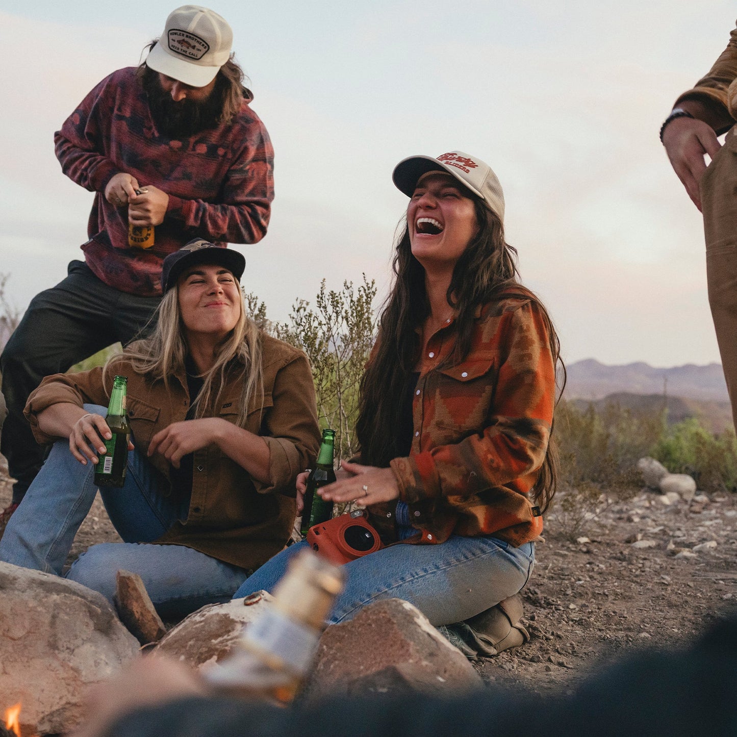 Sheridan Flannel - Mitla Motifs : Terracotta