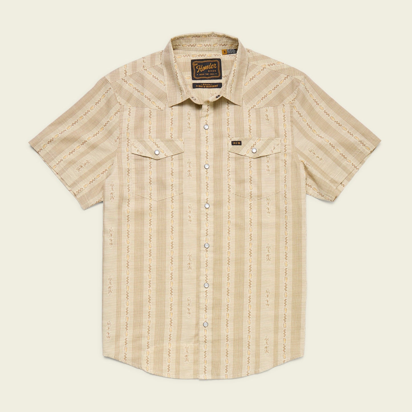 H Bar B Snapshirt - Prairie Garland : Dust