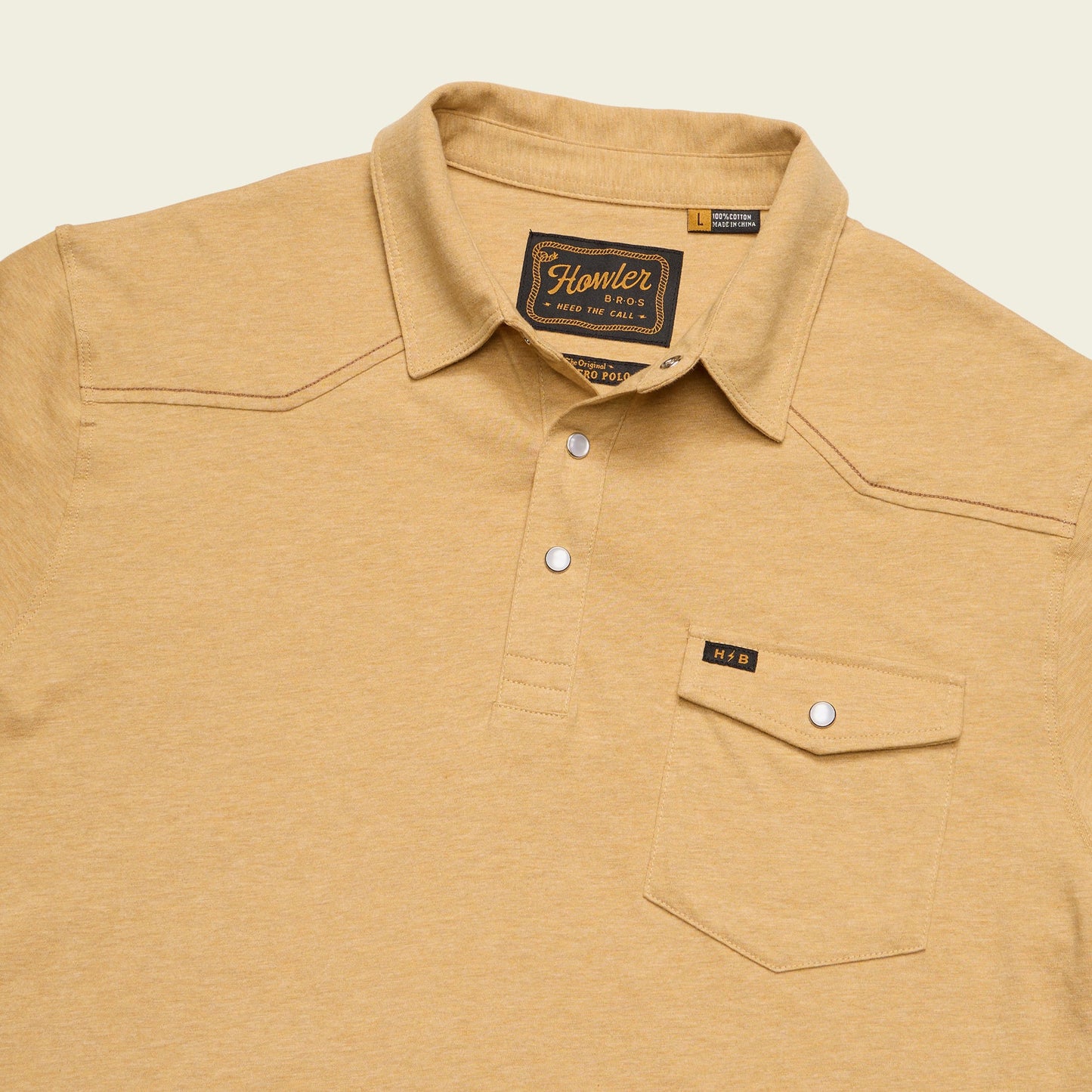 Ranchero Polo - Old Gold Heather