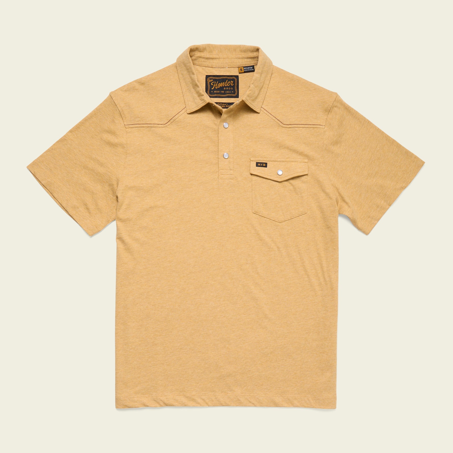 Ranchero Polo - Old Gold Heather – HOWLER BROTHERS