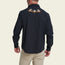 Crosscut Deluxe Snapshirt - Orange Blossoms : Antique Black