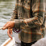 Rodanthe Blanket Flannel - Nevers Plaid : Vetiver