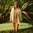 Salvo Hooded Blanket Flannel - Pathway Stripe : Dawn
