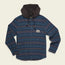 Salvo Hooded Blanket Flannel - Pathway Stripe : Dusk