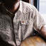 Texas Longhorns H Bar B Snapshirt - Los Longhorns Stripe : Riverbed Oxford