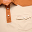 Texas Longhorns Ranchero Polo - Burnt Orange / White