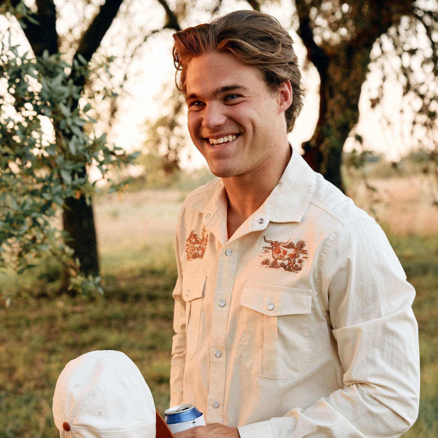 Texas Longhorns Gaucho Snapshirt - Longhorn Country : Tejas Tan