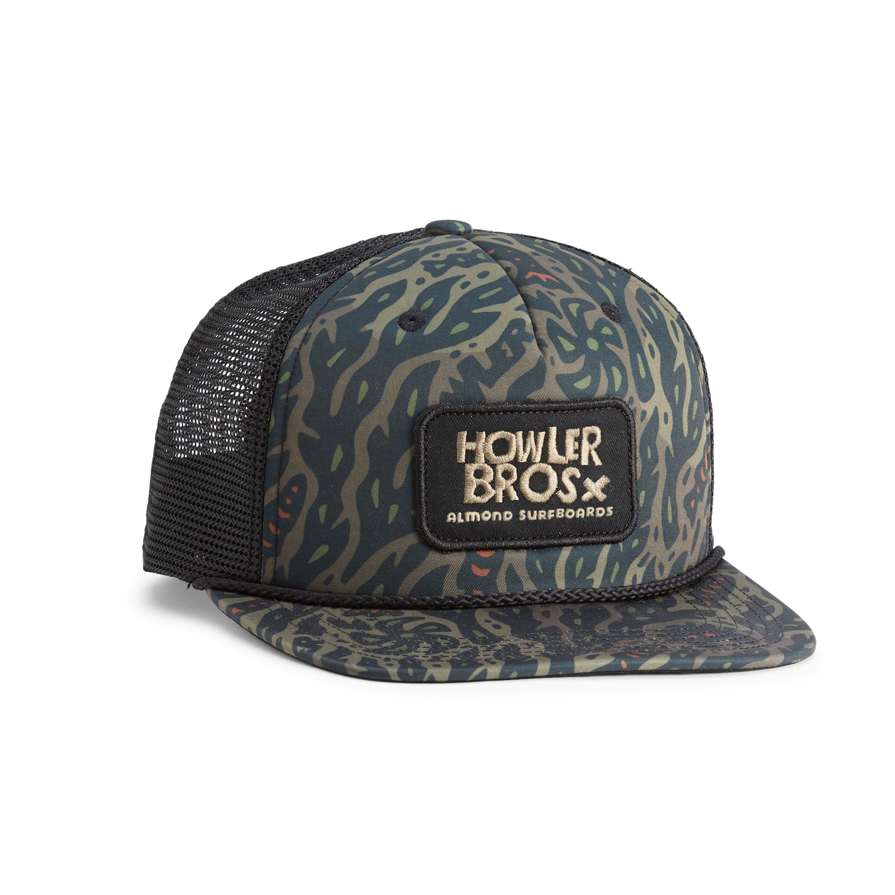 Sunset Hooey Navy/Cream 5-Panel Trucker Cap