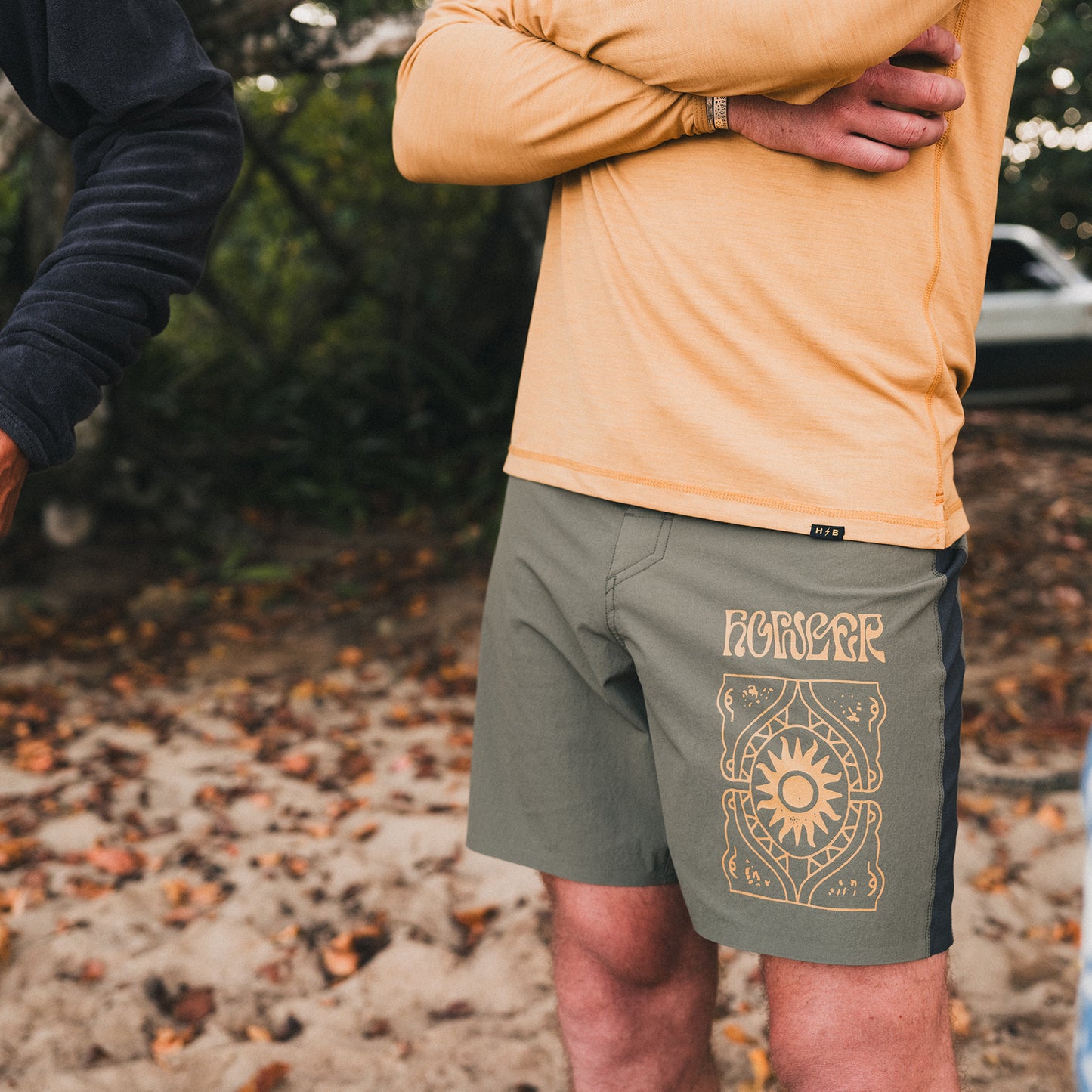 Del Este Performance Boardshorts 17" - Sun Drinker : Algae