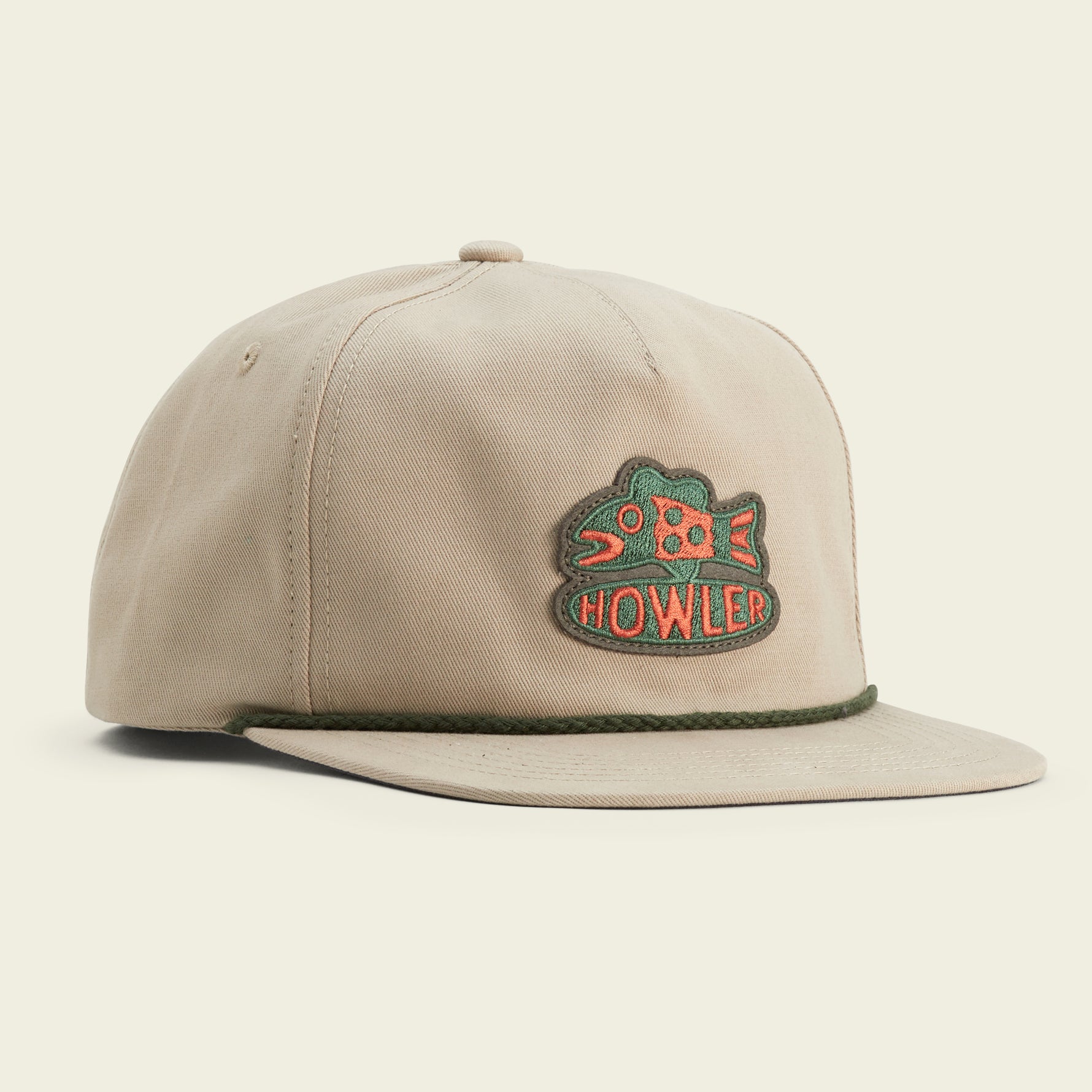 Howler Bros Monstera Mash Unstructured Snapback, Sherbert