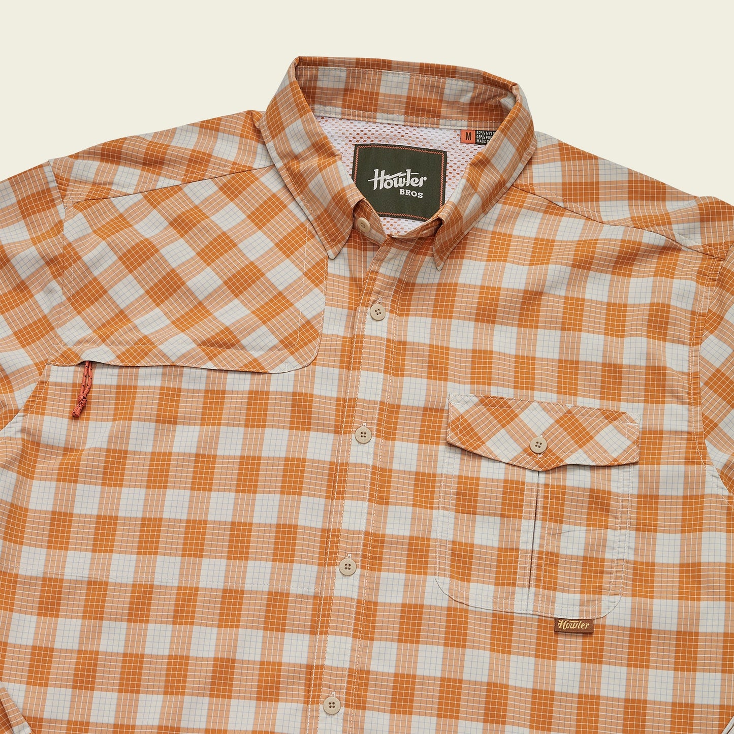 Matagorda Longsleeve Shirt - Landon Plaid : Pumpkin