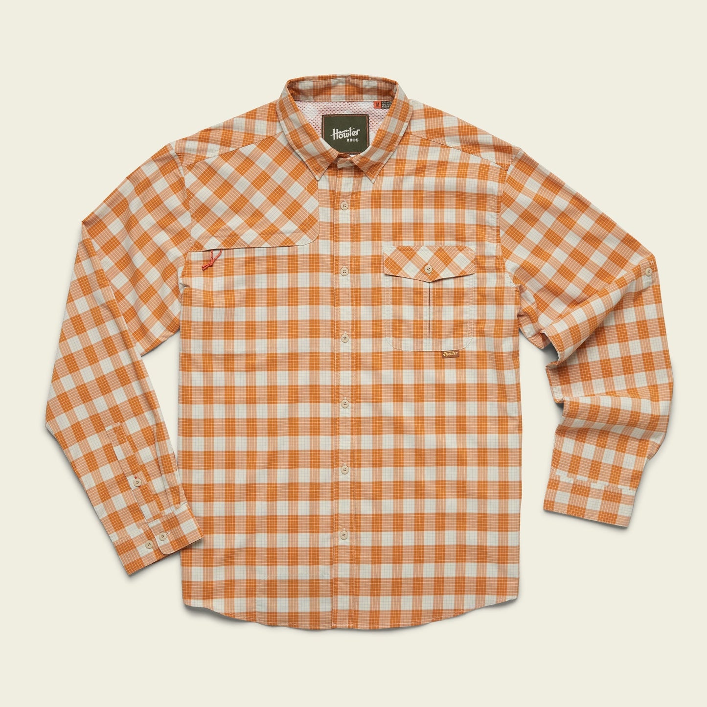 Matagorda Longsleeve Shirt - Landon Plaid : Pumpkin