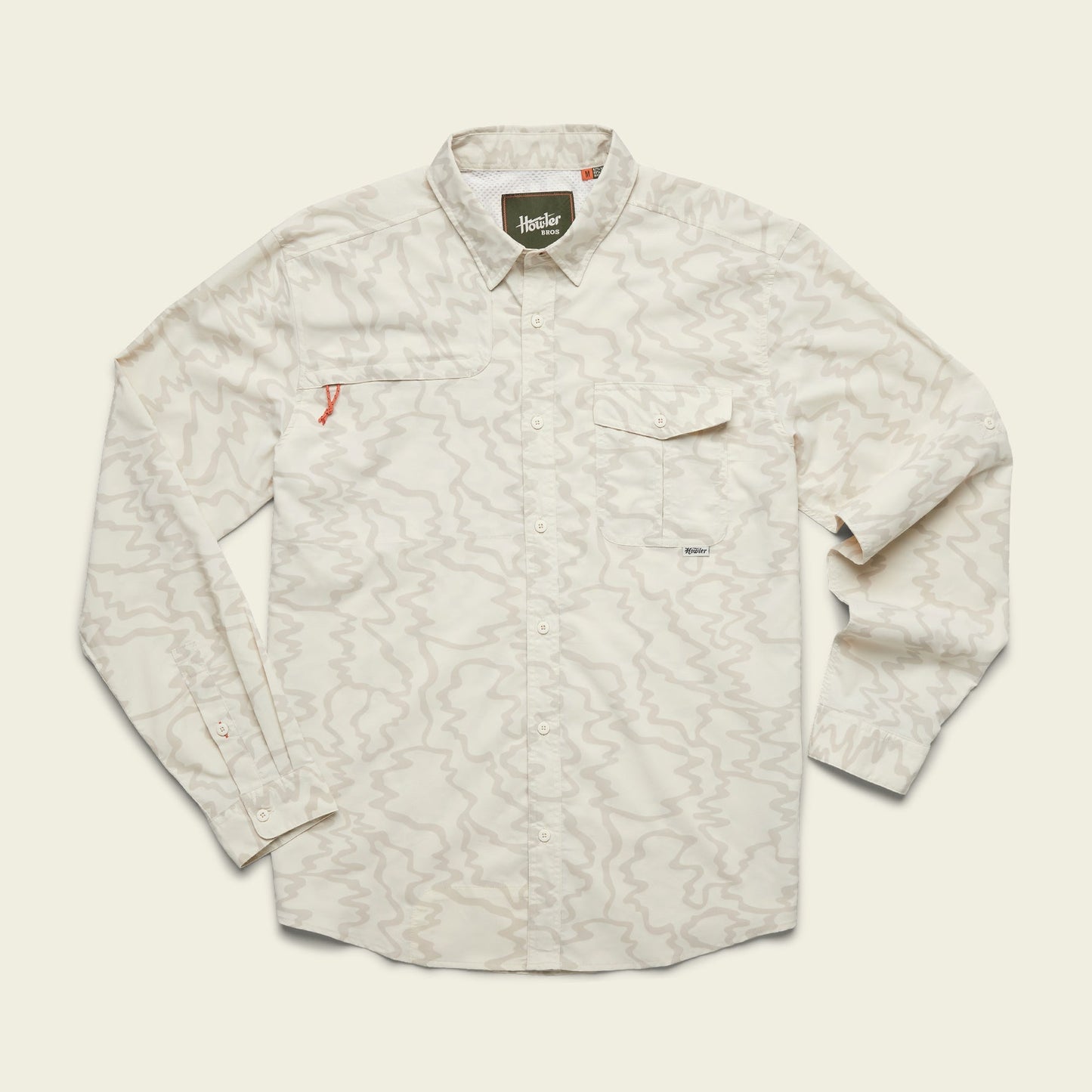 Matagorda Longsleeve Shirt - Ocean Motion : Off White