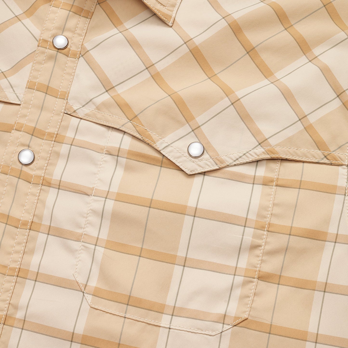 Open Country Tech Shirt - Braden Plaid : Brown Rice