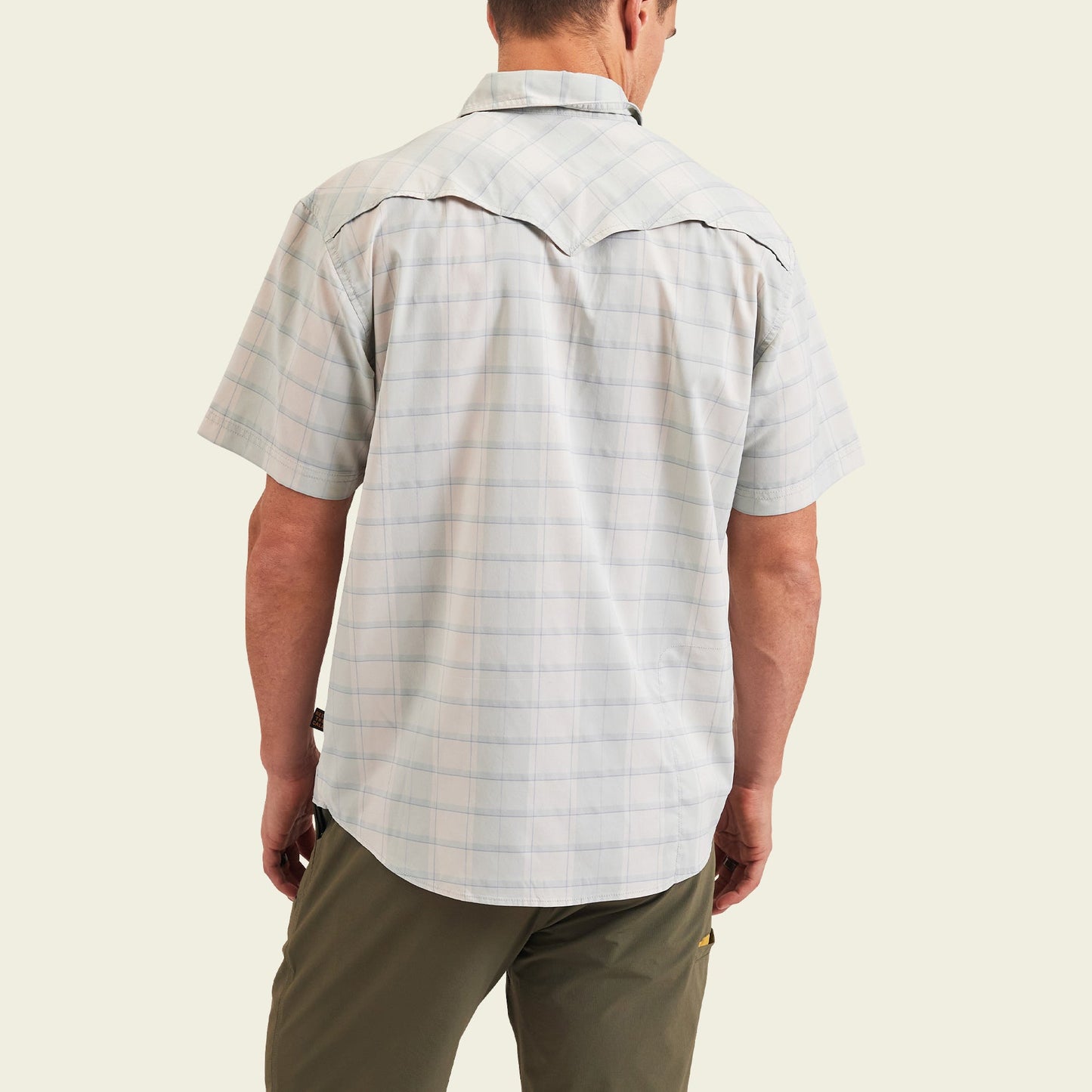 Open Country Tech Shirt - Braden Plaid : Chalk
