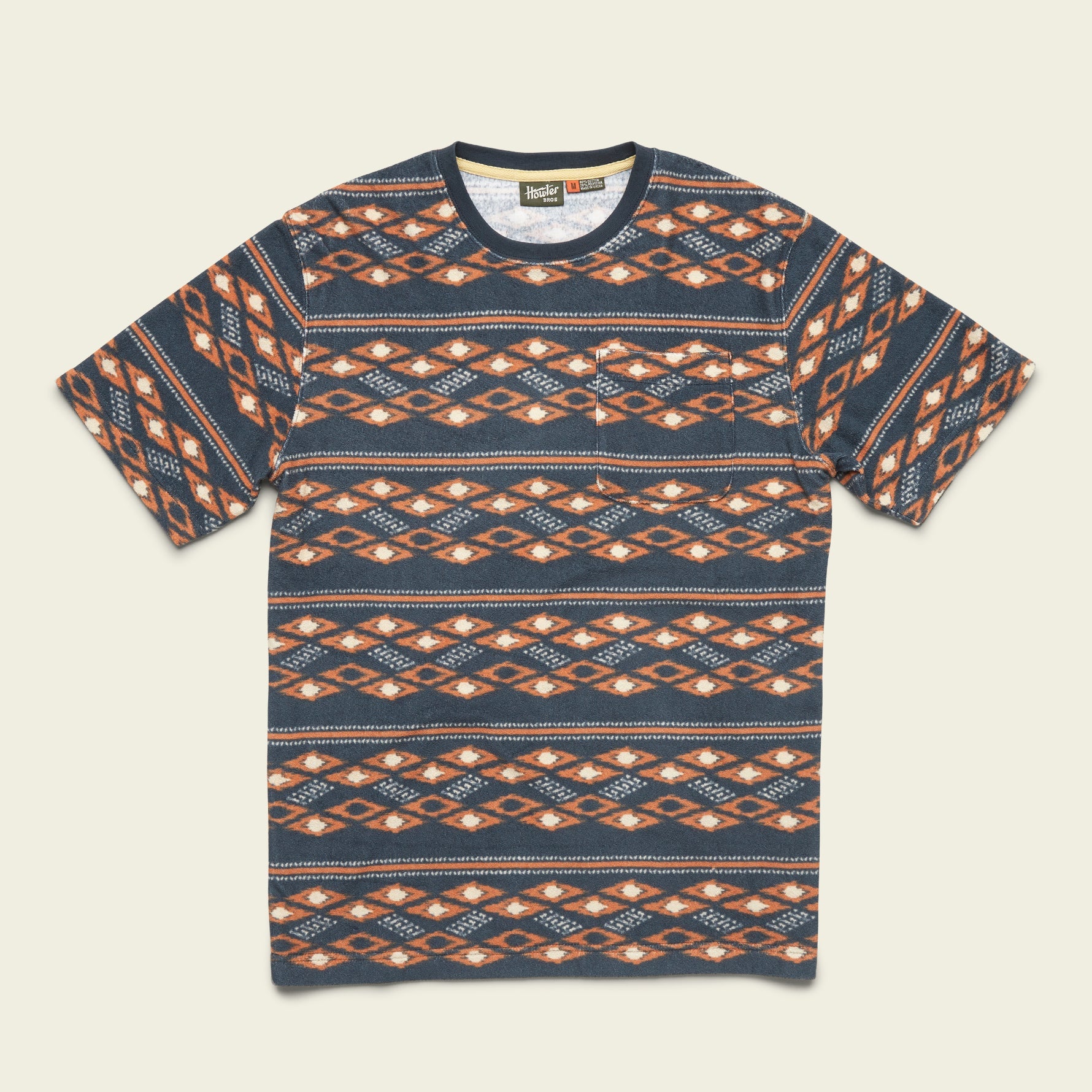 Vintage70'sシャツ Terry T - Lombok : Petrol – HOWLER BROTHERS