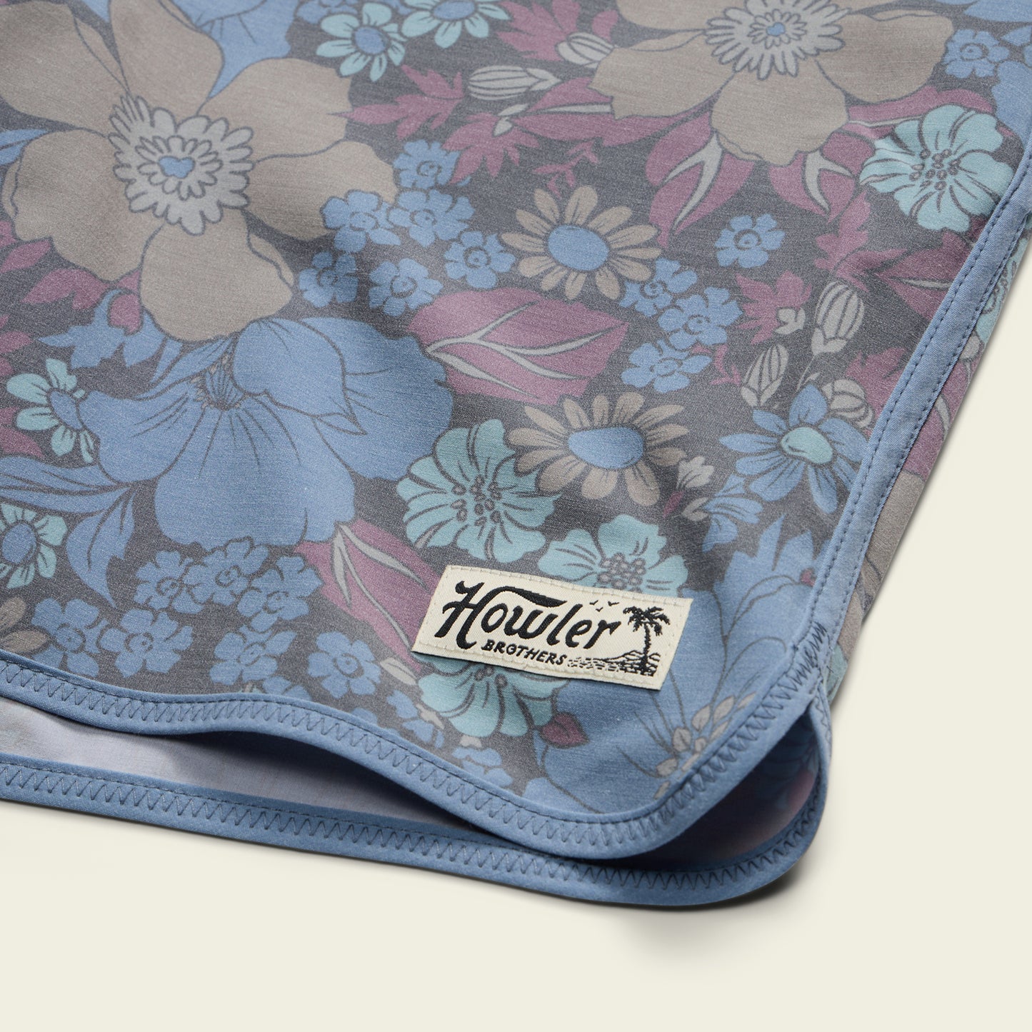 Bruja Boardshorts 18.5" - Flower Power : Blues