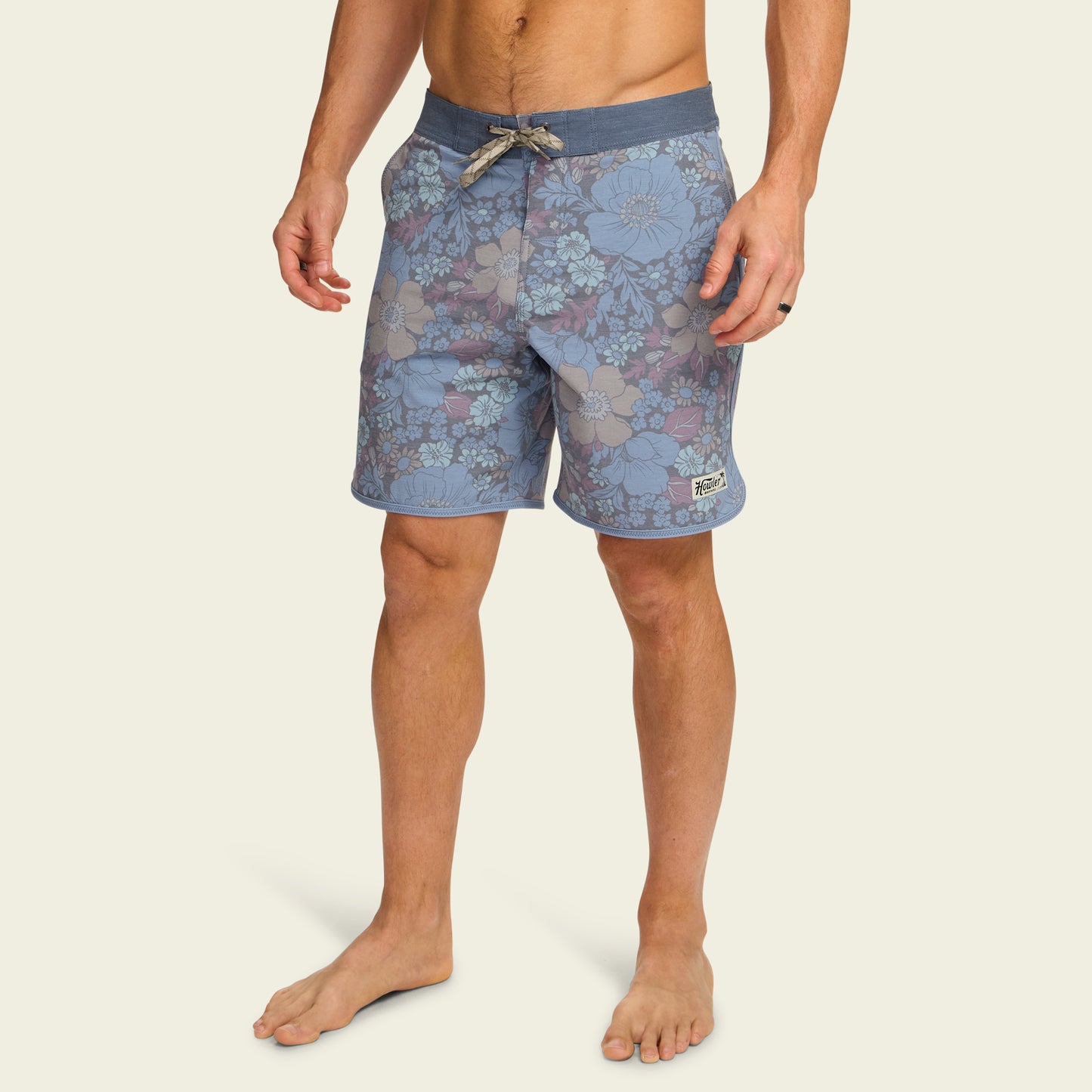 Bruja Boardshorts 18.5" - Flower Power : Blues