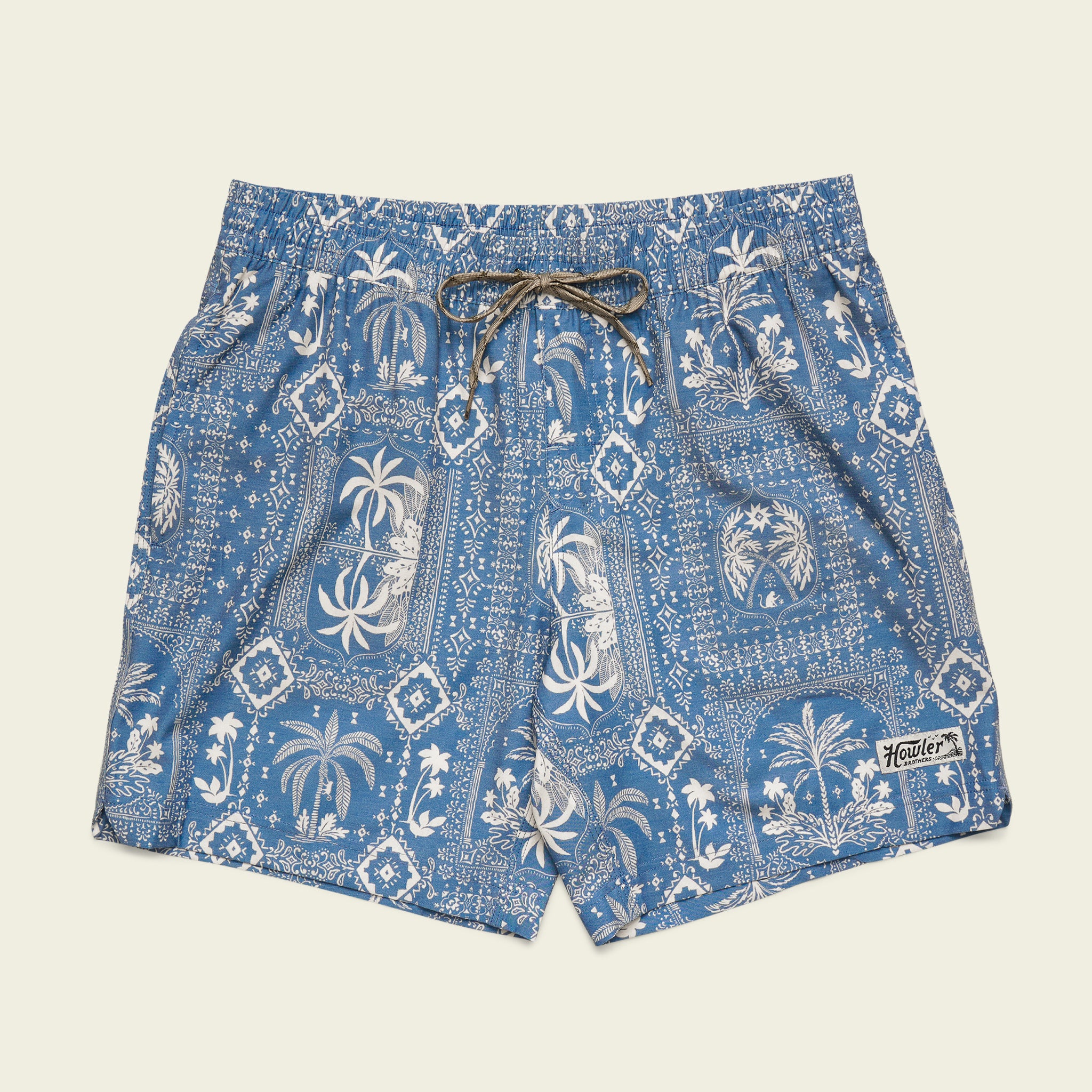 Deep Set Boardshorts - Palmetto Prophecy : Storm Blue – HOWLER