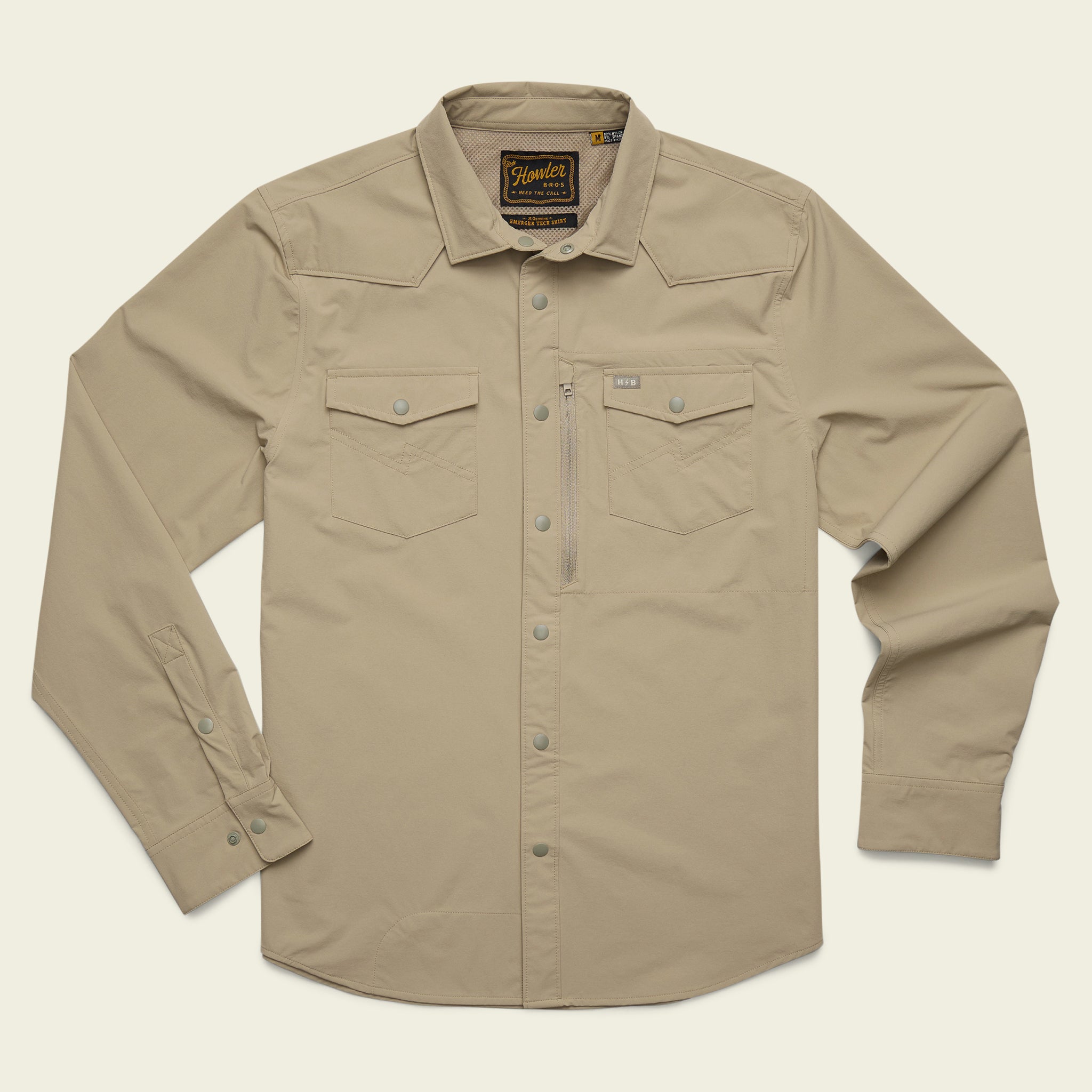 Emerger Tech Longsleeve - Driftwood – HOWLER BROTHERS