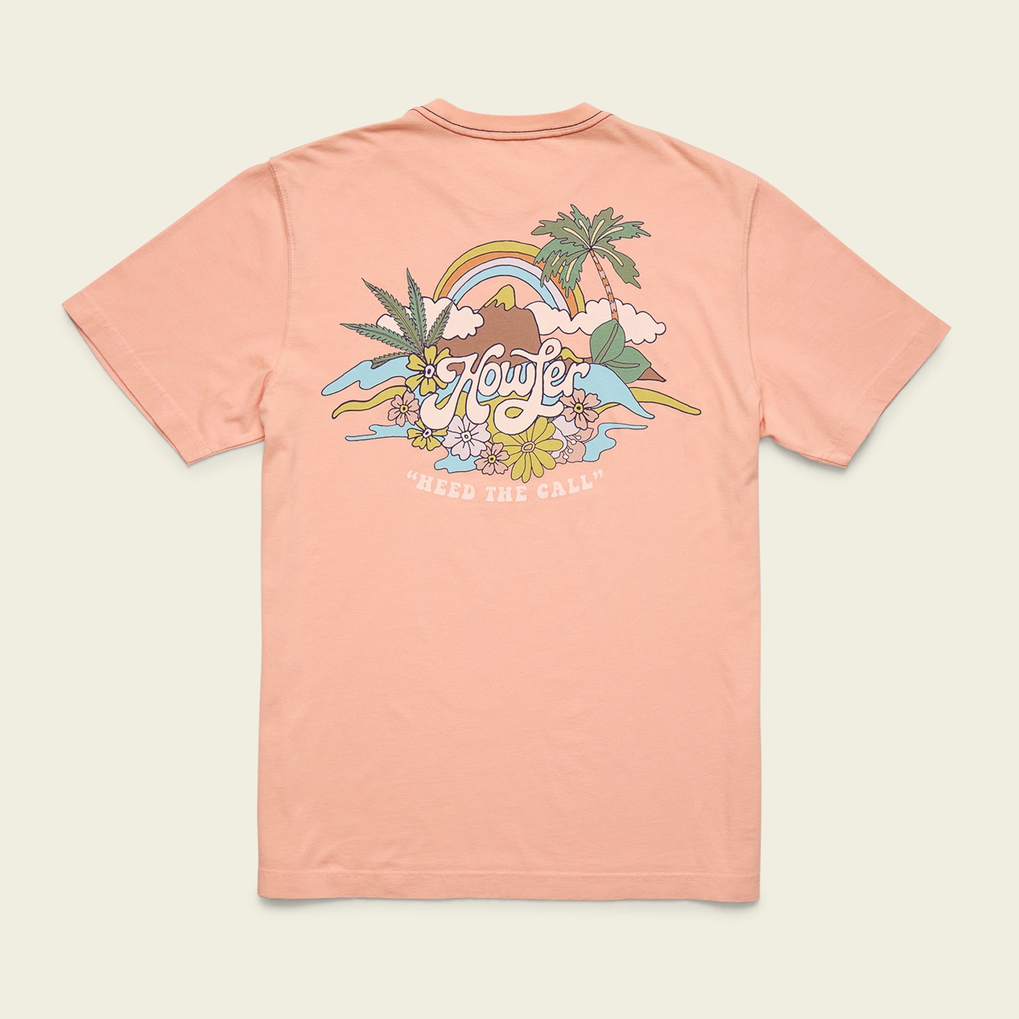 Irie Paradise Cotton T-Shirt - Coral – HOWLER BROTHERS